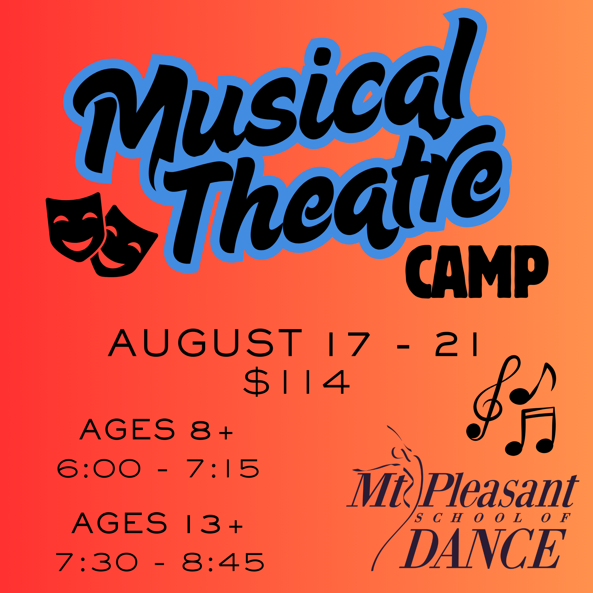 Summer 26 - Musical Theatre Camp