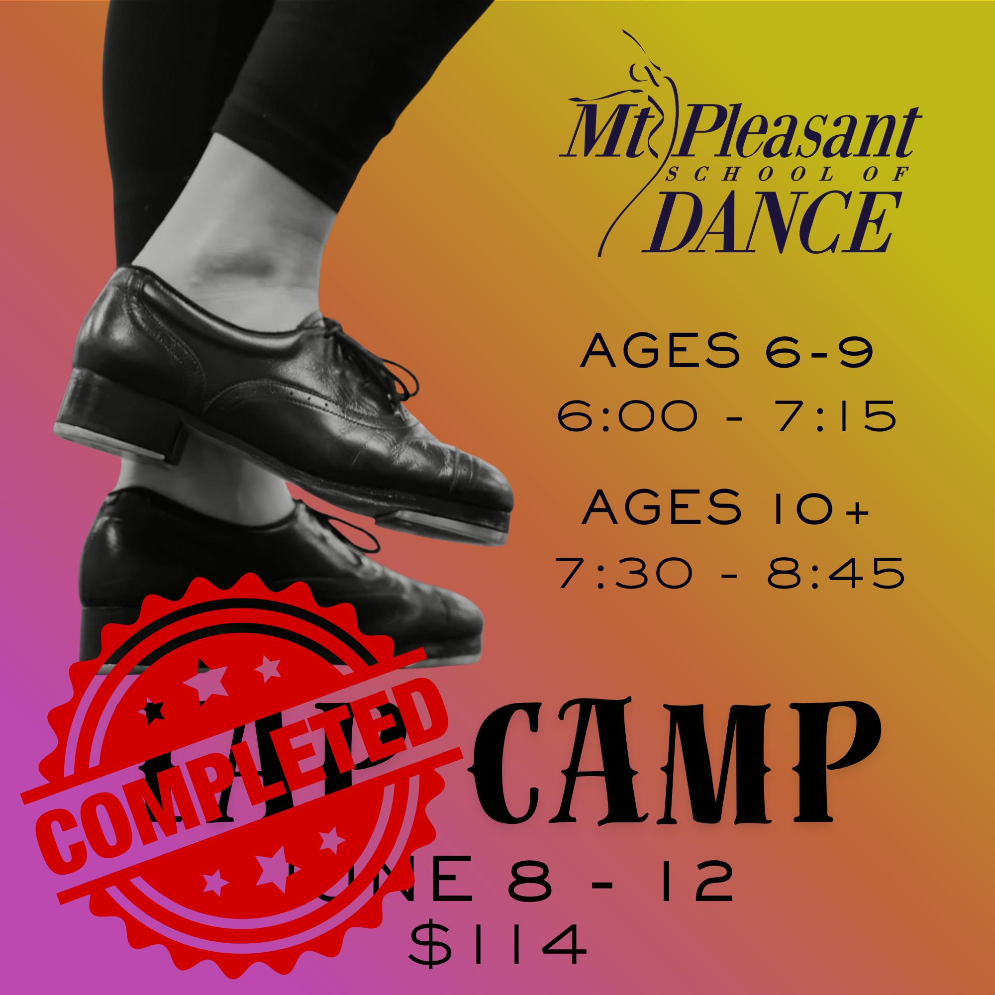 Summer 26 - Tap Camp
