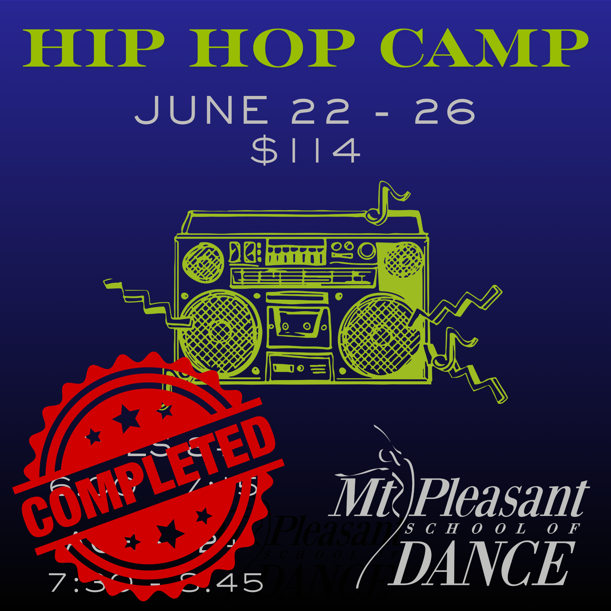 Summer 26 - Hip Hop Camp