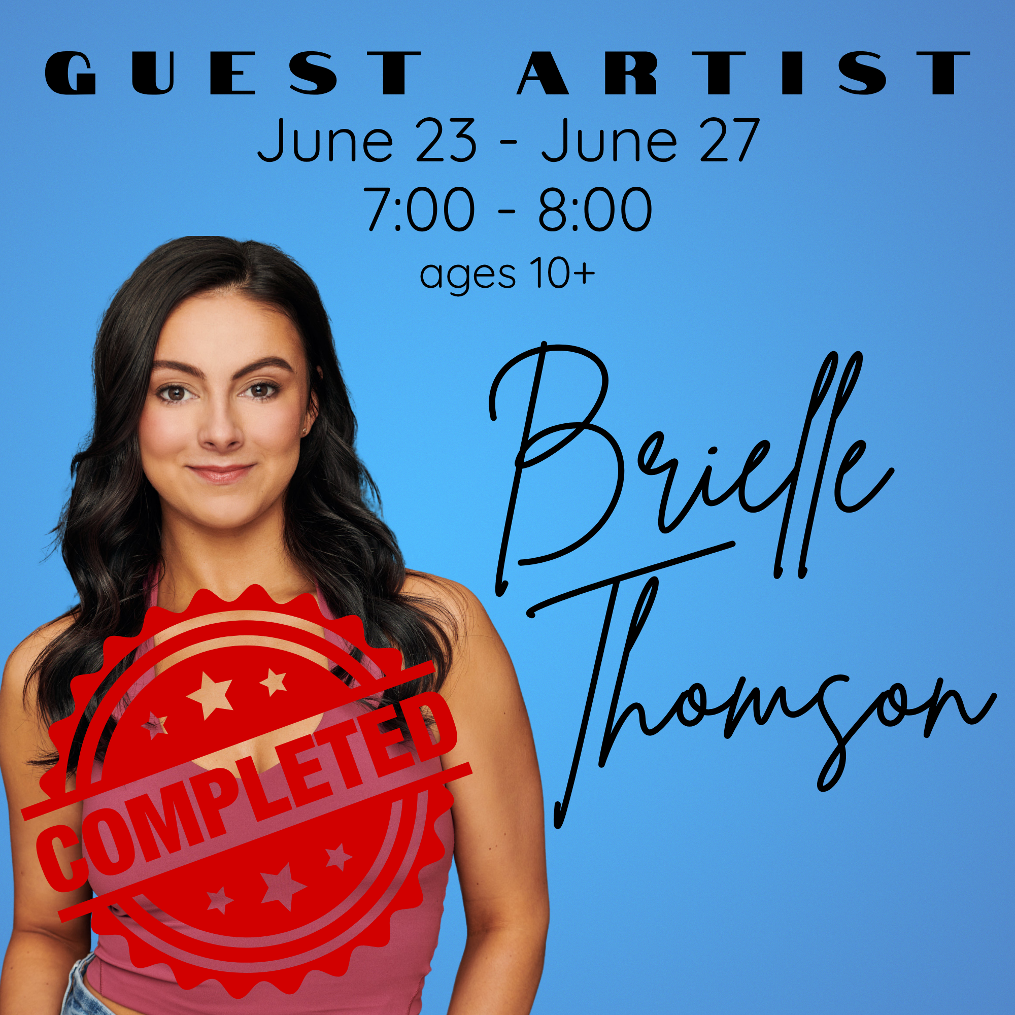 Summer 25 - Guest Artist