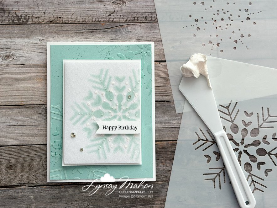 Using Embossing Paste to Add Texture to Cards | Totally Techniques 