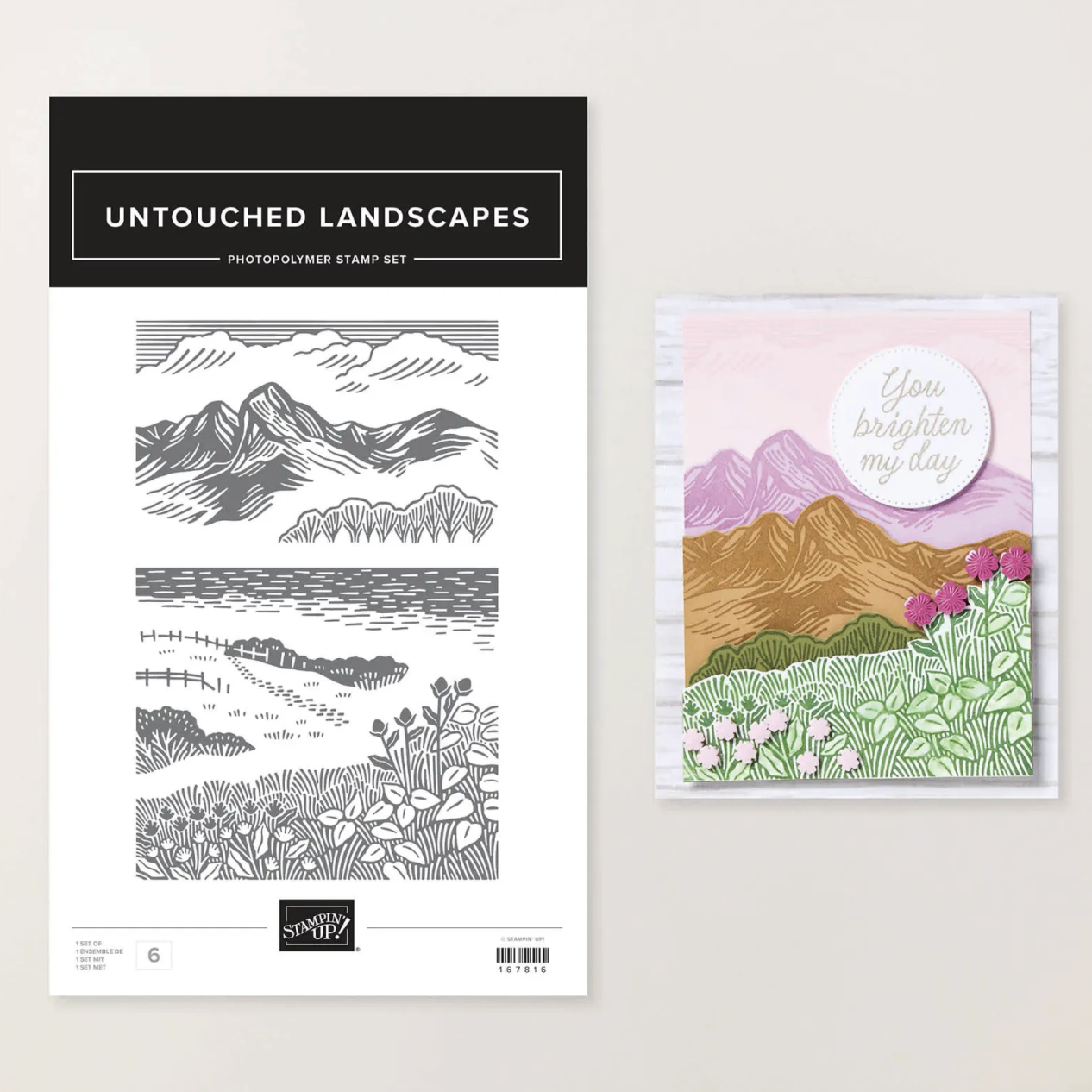 UNTOUCHED LANDSCAPES STAMP #167816