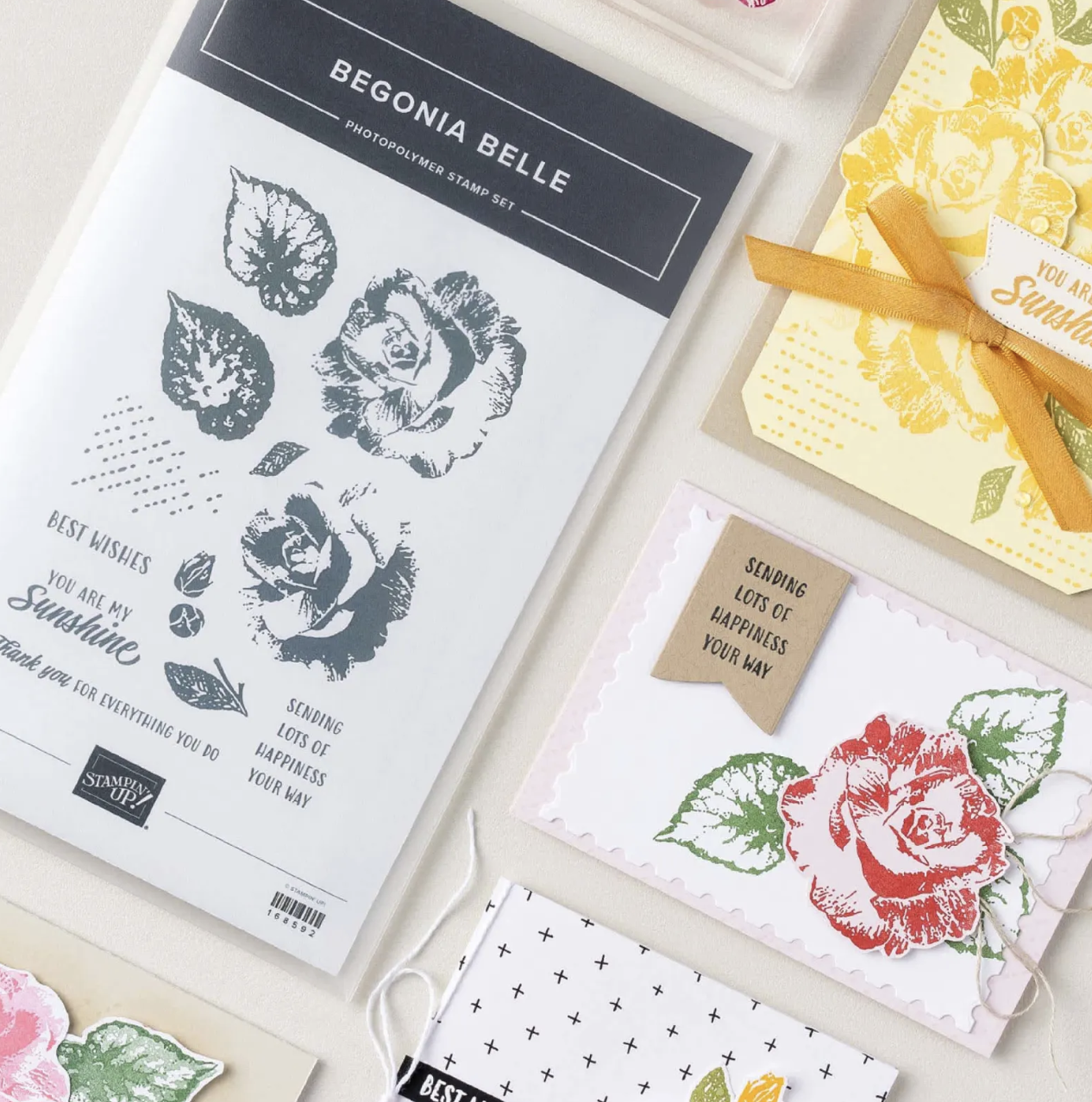 Begonia Belle Stamp Set: July’s Gorgeous Product of the Month