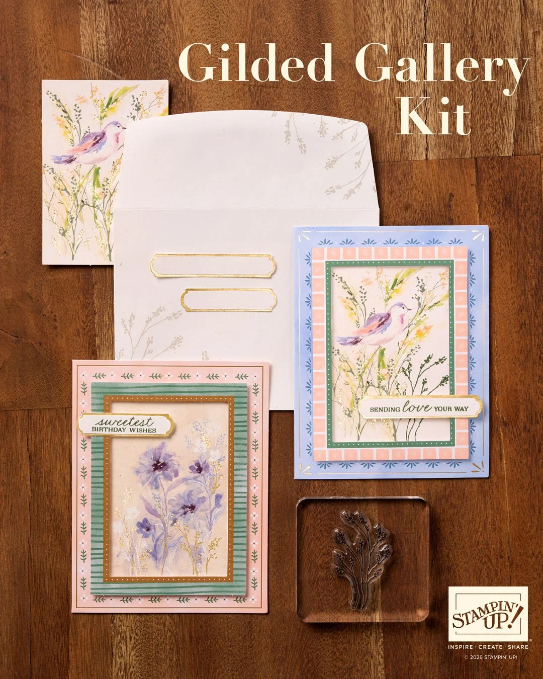 Gilded Gallery Kit: Create Frame-Worthy Handmade Cards with Ease