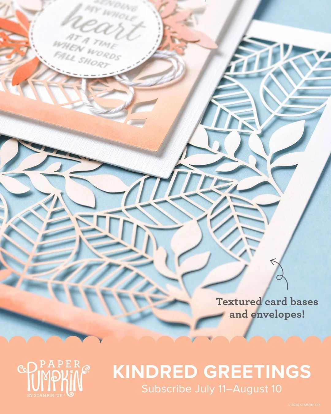 Soak Up the Last Days of Summer with the Kindred Greetings Paper Pumpkin Kit + New Subscribers Save 25%