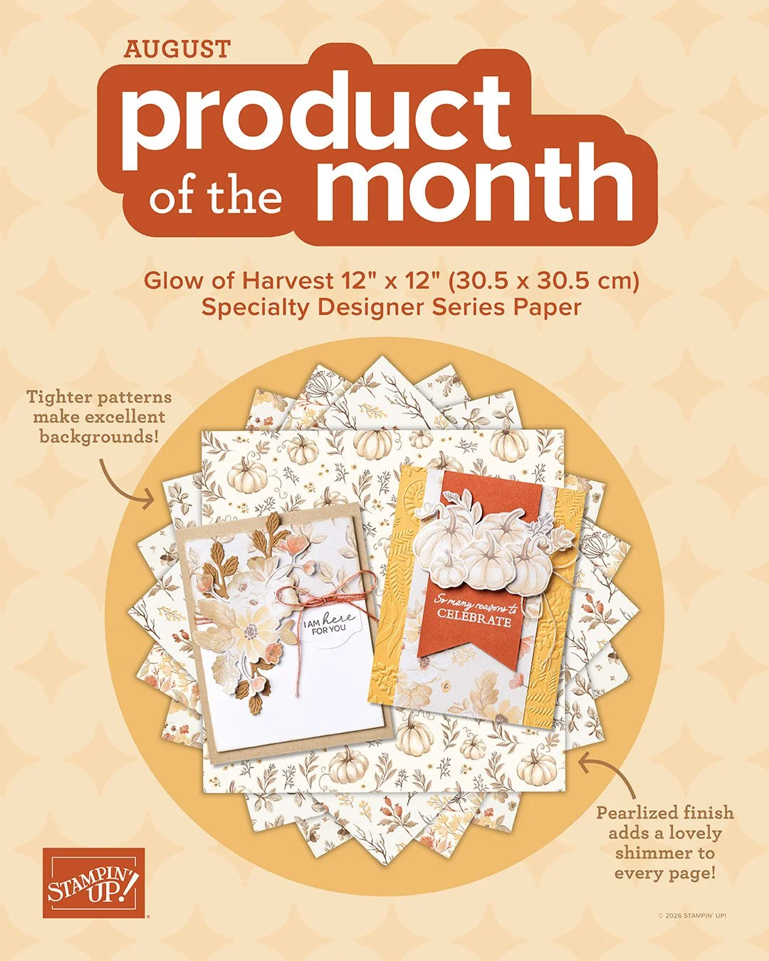 Fall Crafting Just Got More Beautiful: Glow Of Harvest DSP August Product Of The Month