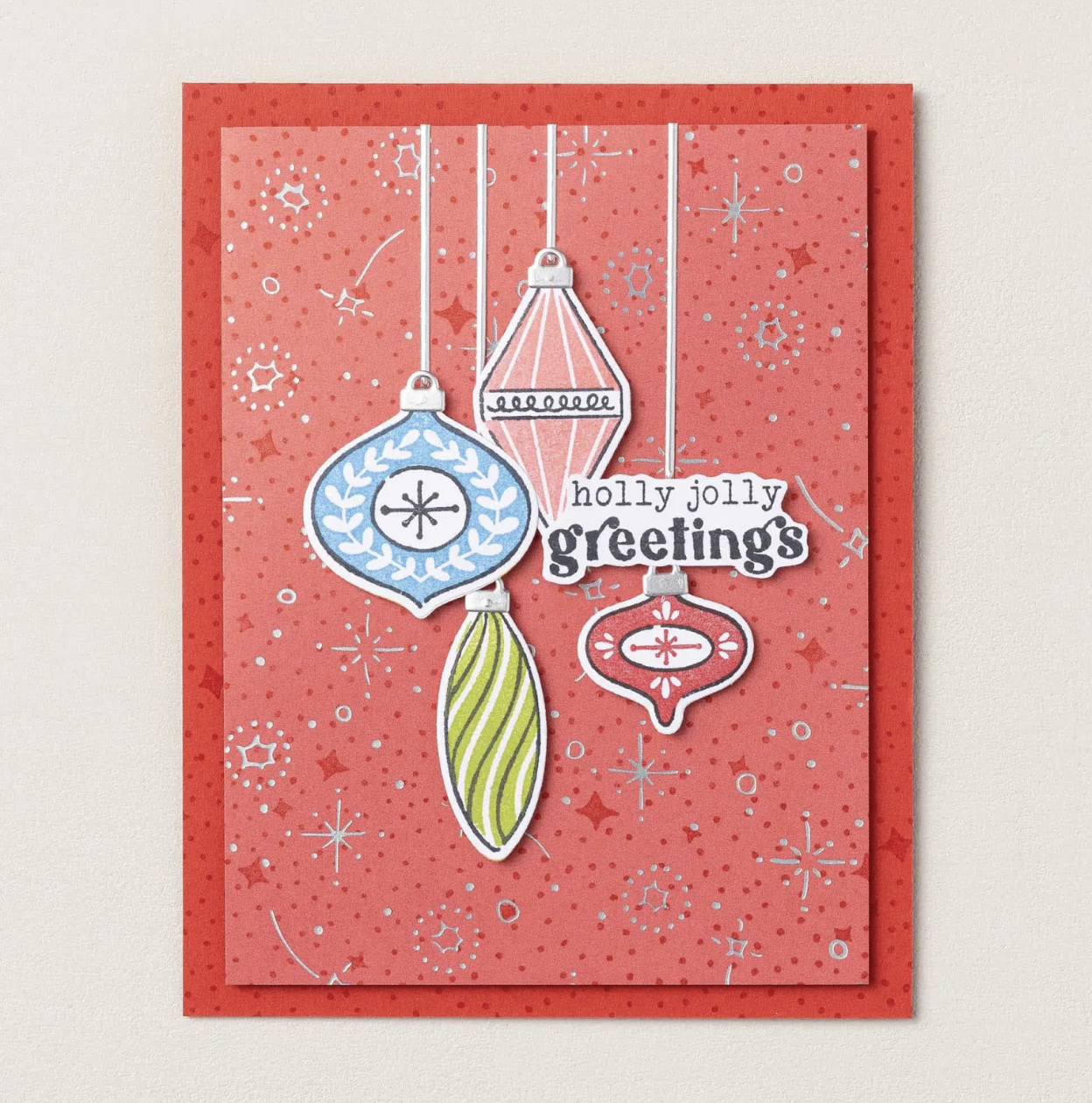 STARRY NIGHT CHRISTMAS CARD IDEA