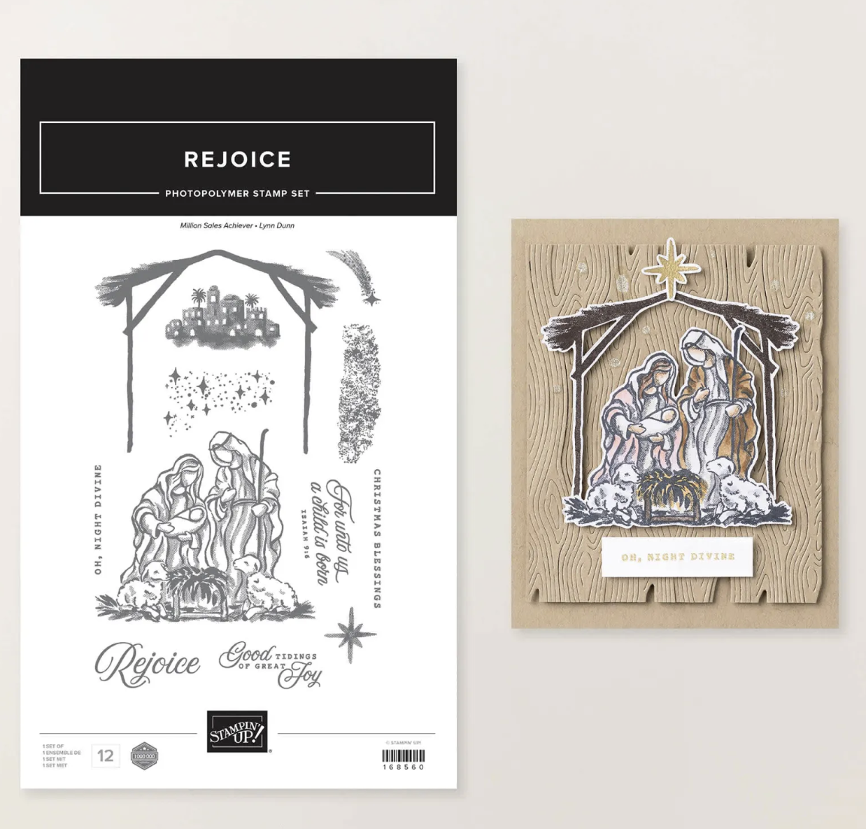 REJOICE STAMP SET #168560