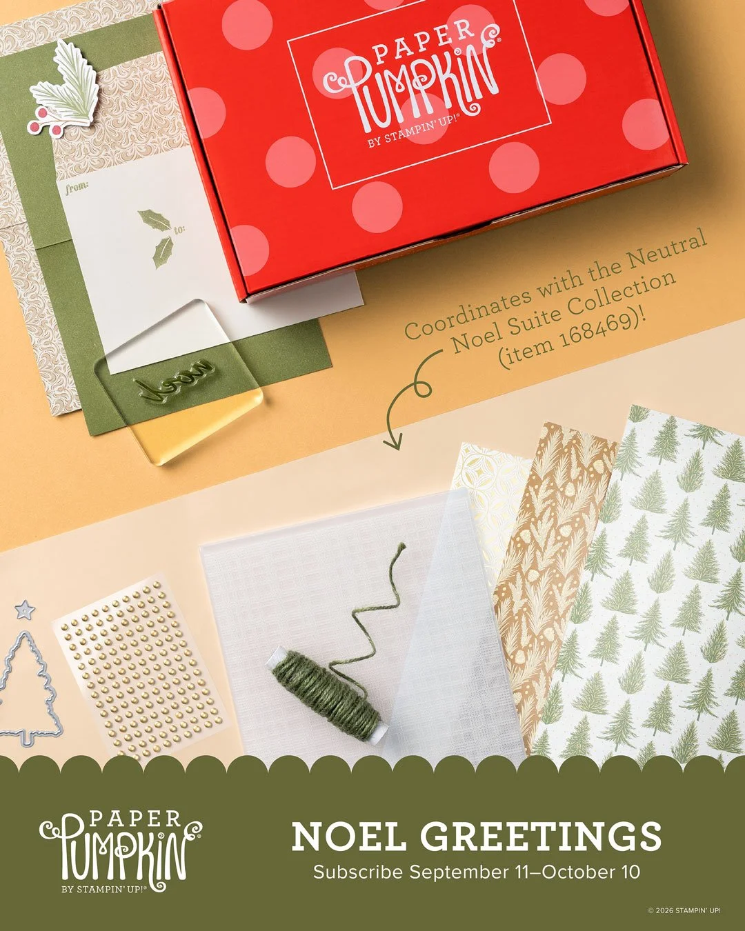 Meet Noel Greetings: The October Paper Pumpkin Kit