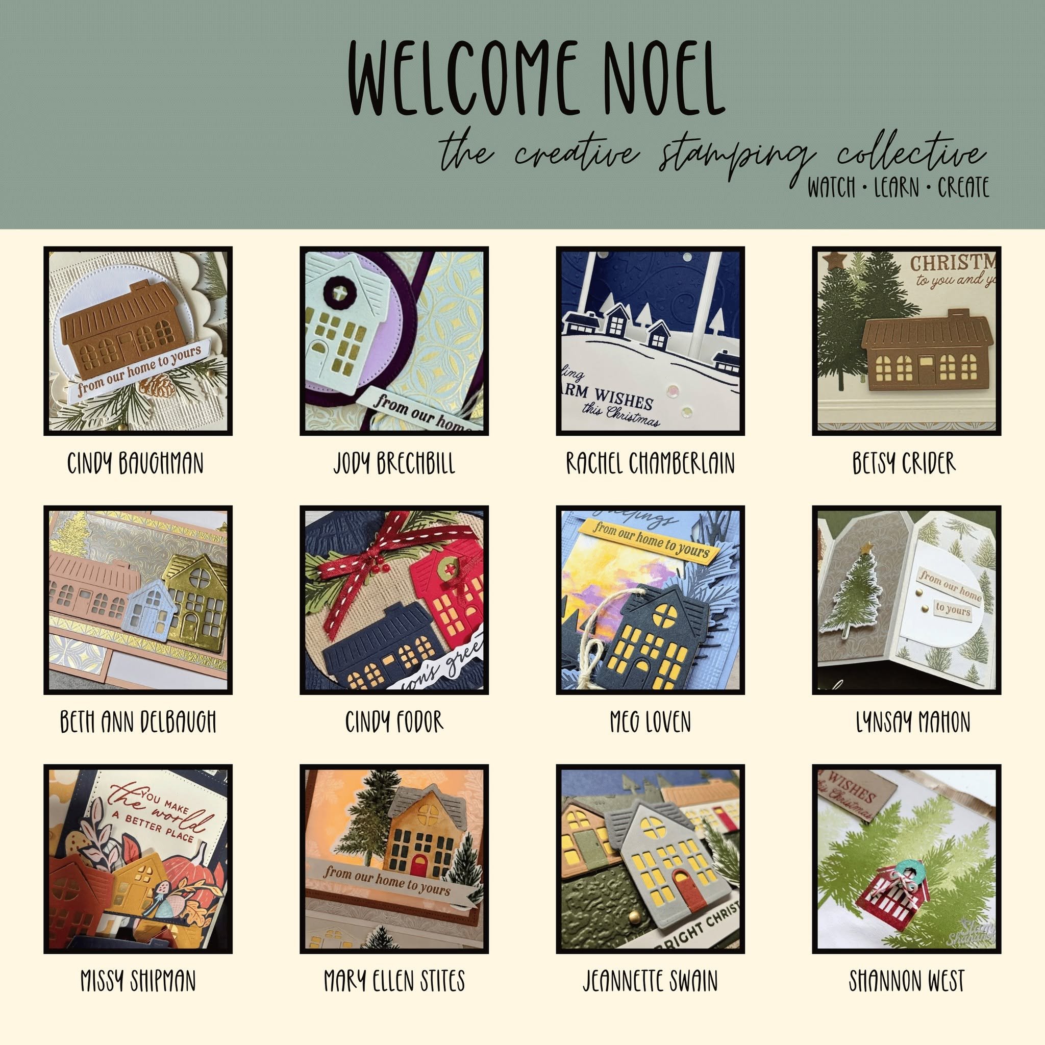 WELCOME NOEL (12 Projects)