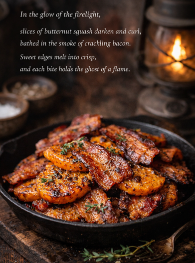 Bacon-Roasted Butternut Squash
