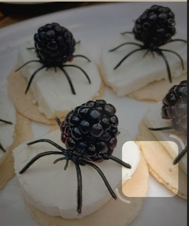 Blackberry Night Spiders 