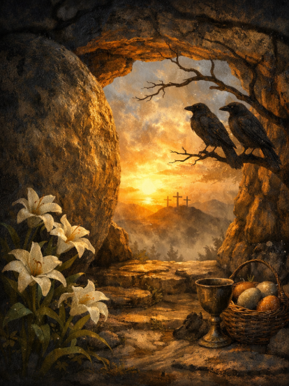 Easter at the Edge of Dawn