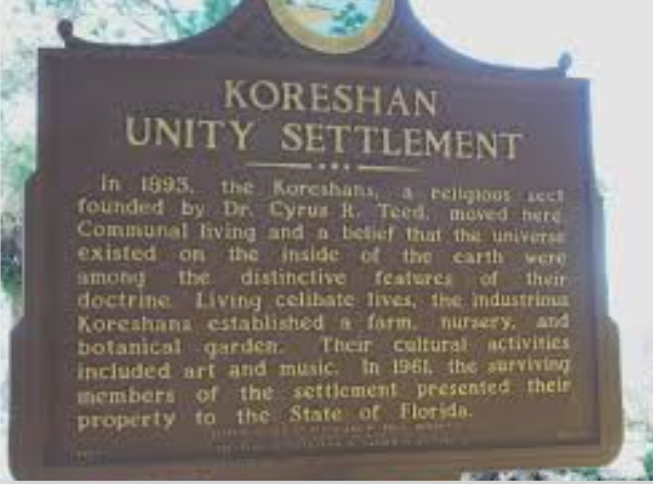 Florida’s Koreshan Unity 