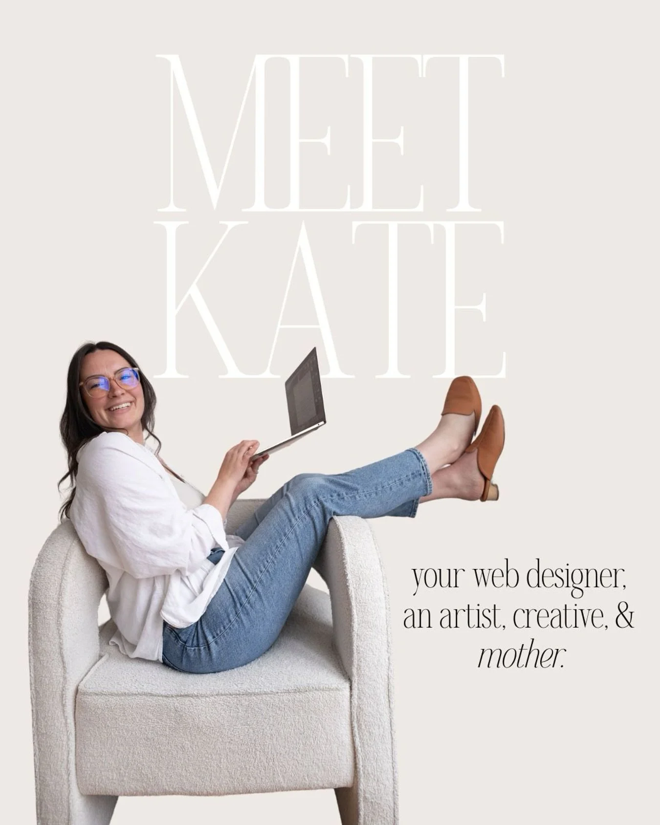 I&rsquo;m Kate 🙋&zwj;♀️ 

I&rsquo;m your web designer, an artist and creative, and a mother. 

Some fun facts about me 🫶🏻

🦋I LOVE health and wellness, and I&rsquo;m also currently studying to be a homeopath! 
✨I&rsquo;ve lived a mostly entrepren