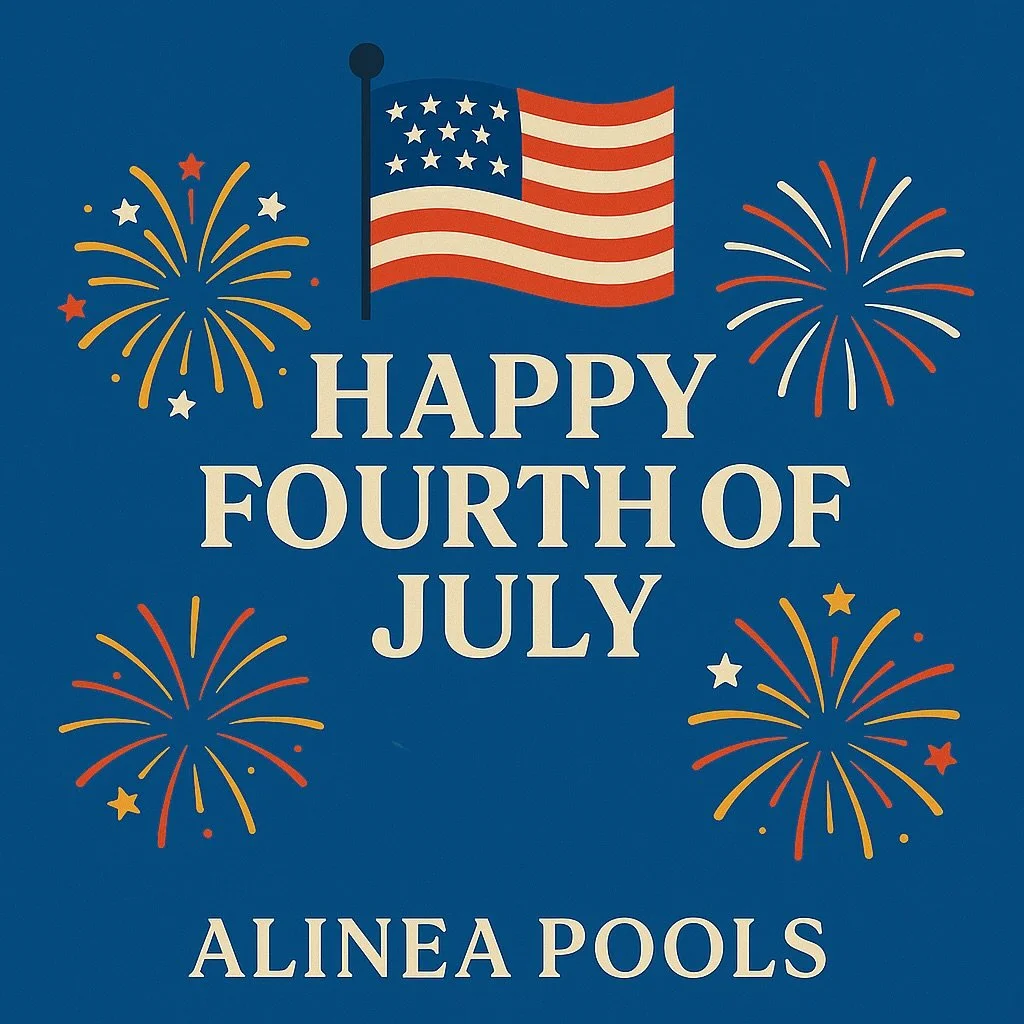 Happy 4th of July from Alinea Pools! We're in vacation mode and having an all-American Midwest celebration and we hope you're having a great day too! Wishing everyone a fun-filled day and a safe celebration!