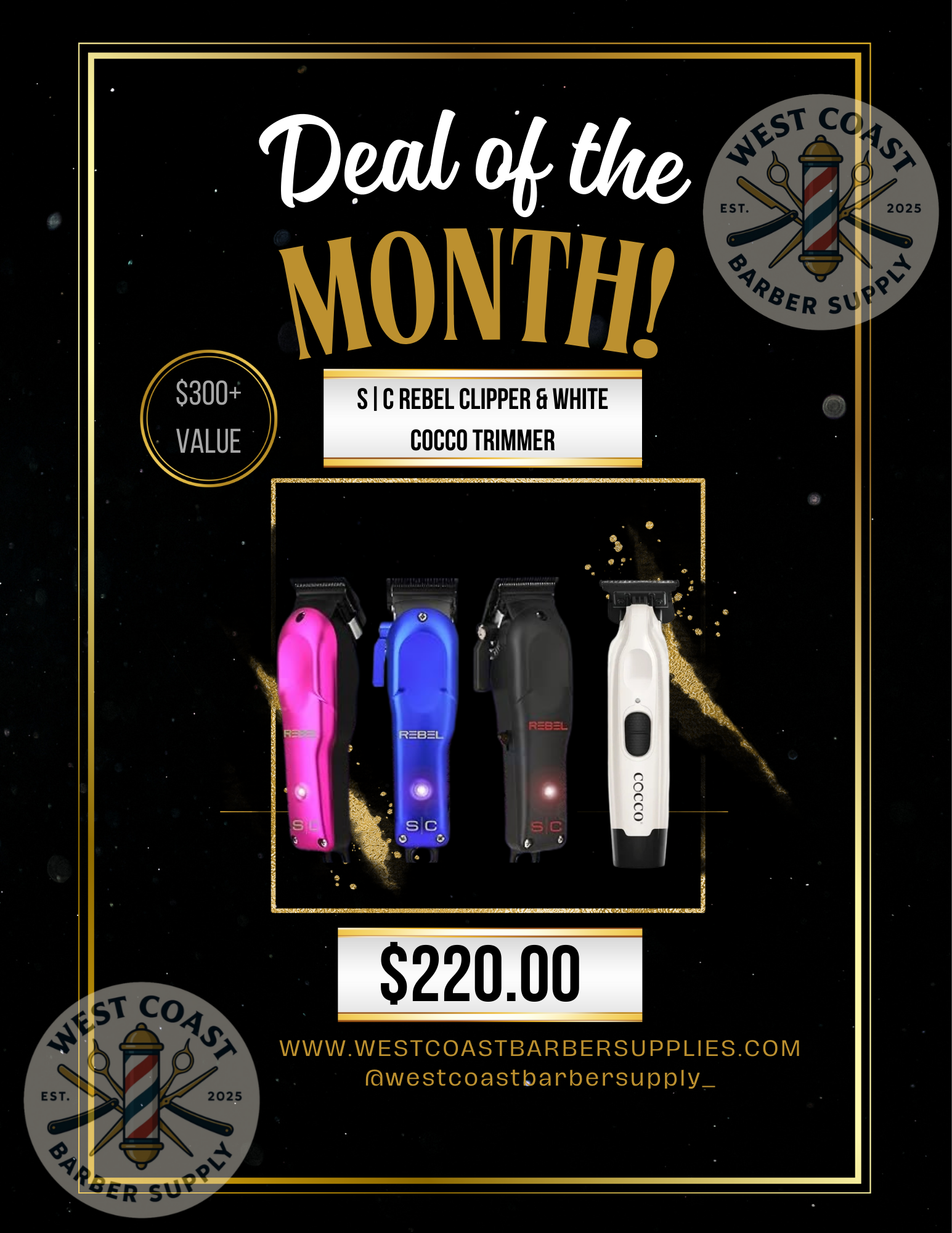 S|C rebel Clipper & White COCCO Trimmer