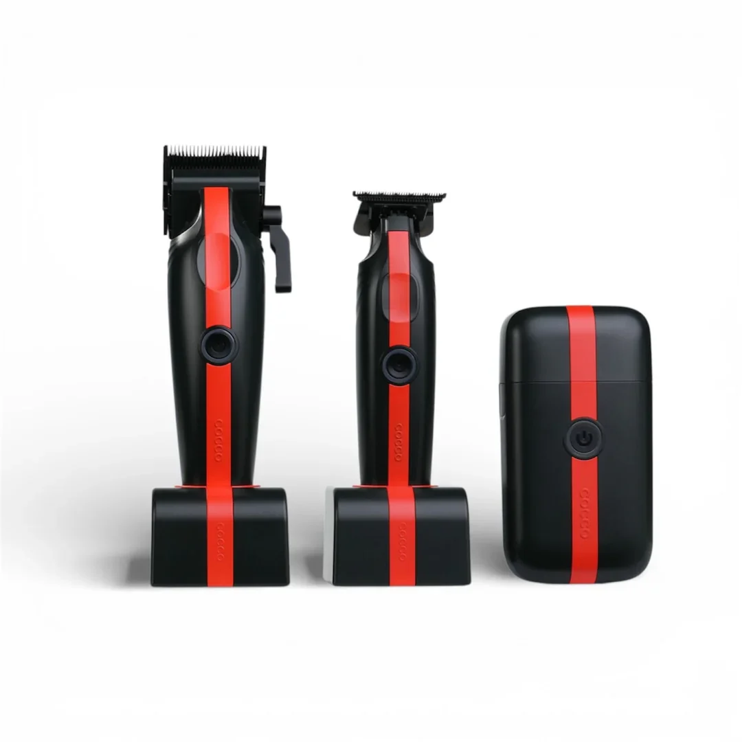 Cocco Veloce Lite Set Clipper, Trimmer & Shaver -black/red