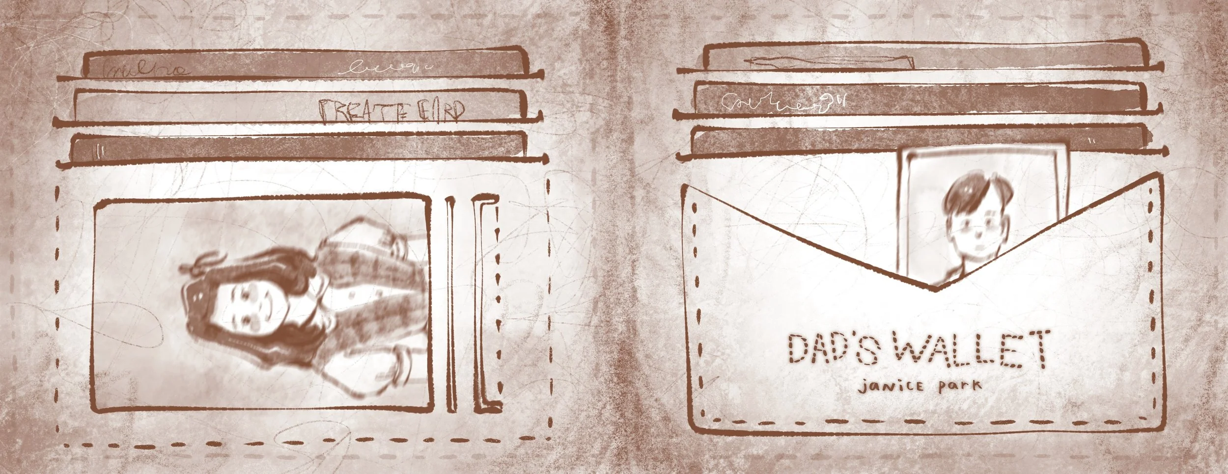 Dad's Wallet (2024) A short comic dedicated to my father.
