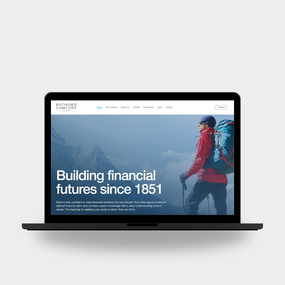 Financial Services Client: Website Refresh