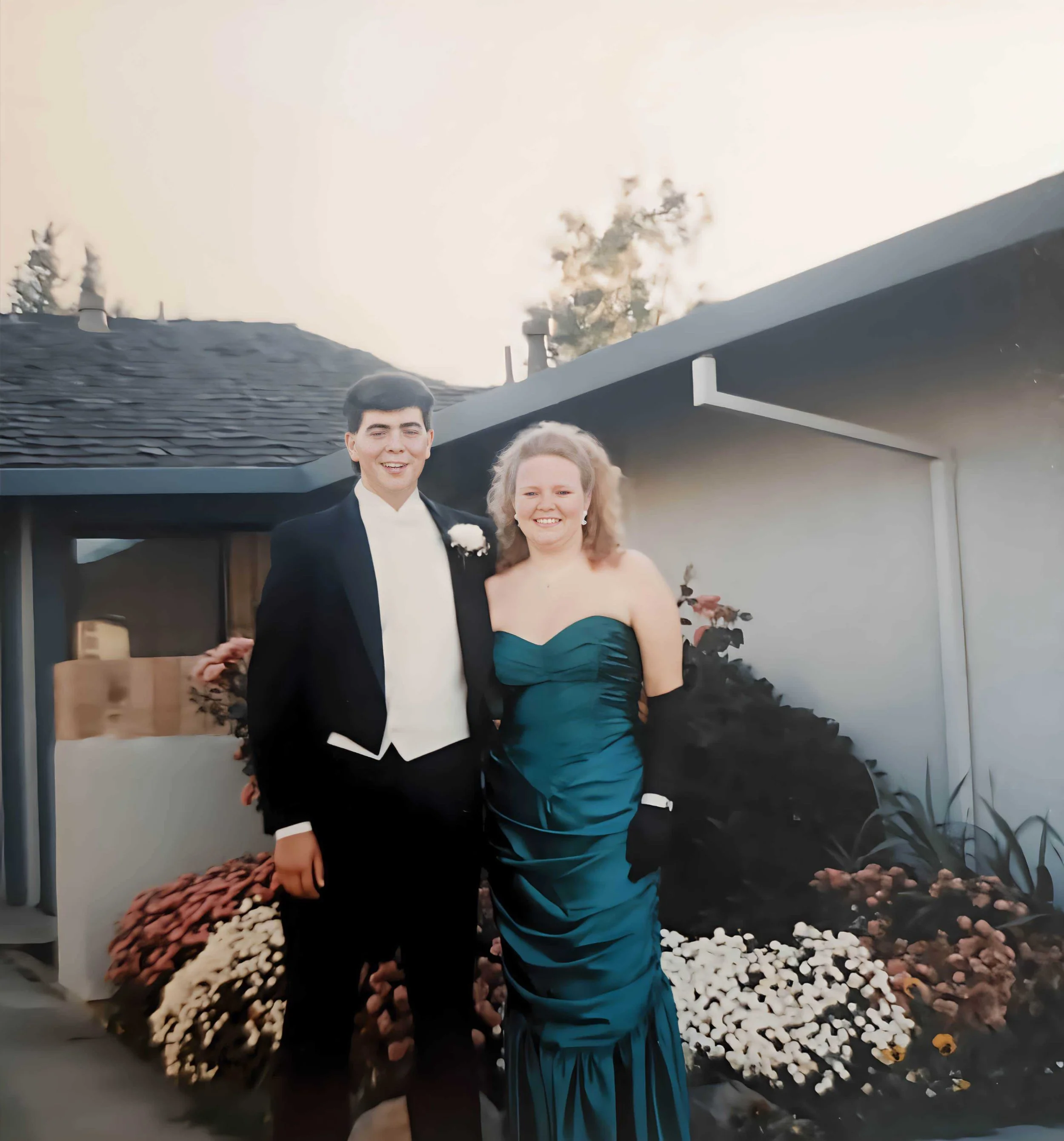 1990 Junior Prom - Jeni and [date's name]