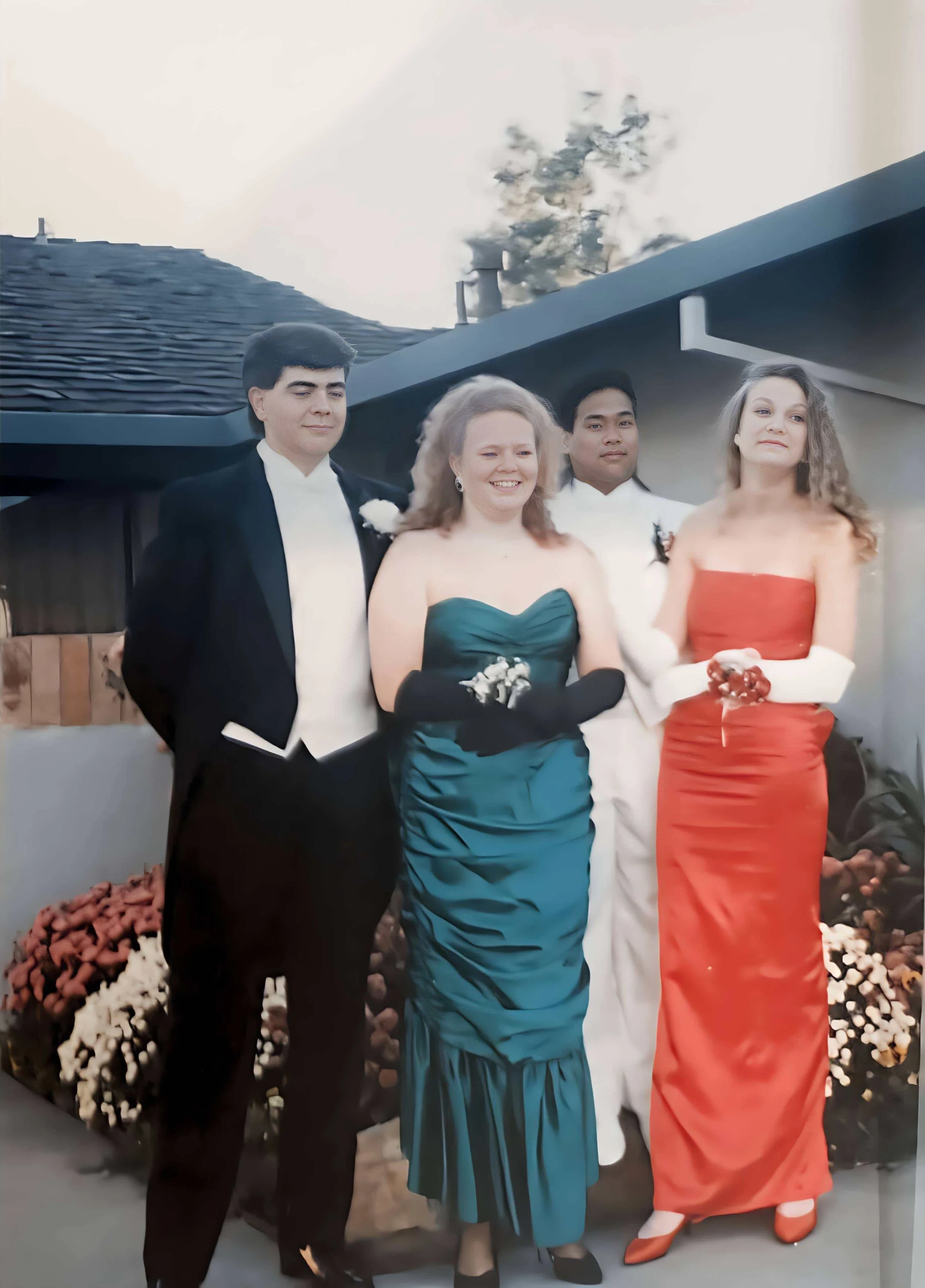 1990 - Jeni, [date], Danny Galupe and Sarah Gray