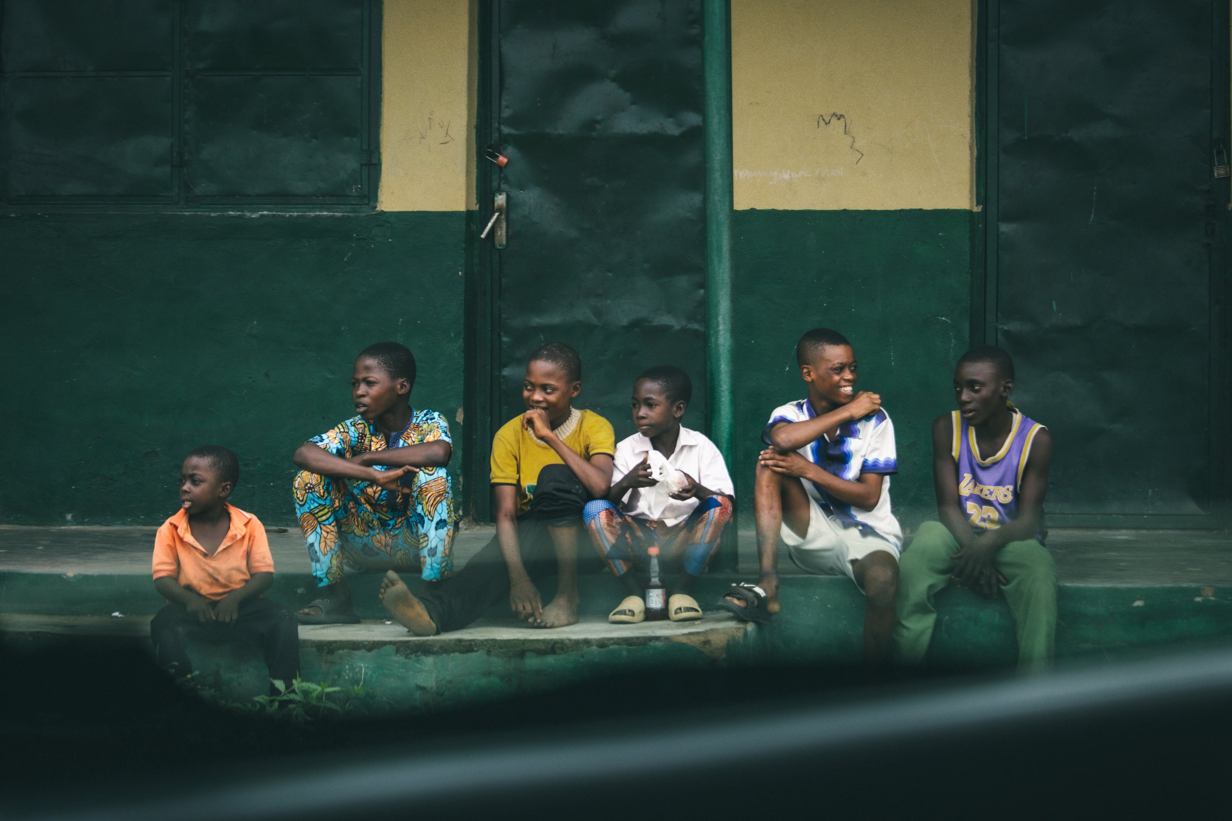 School children in Apojola, Ogun State