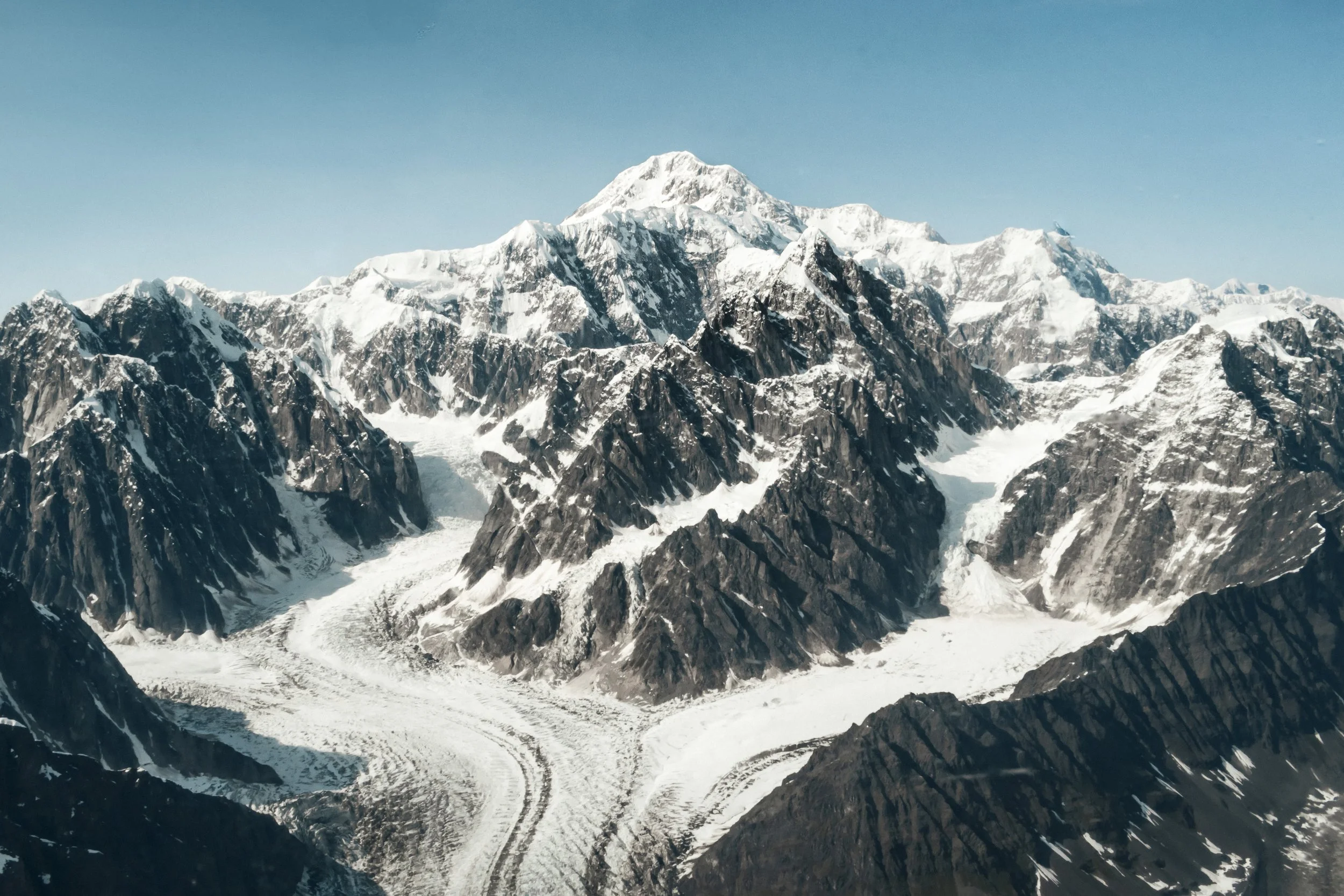 Denali and Ruth Glacier