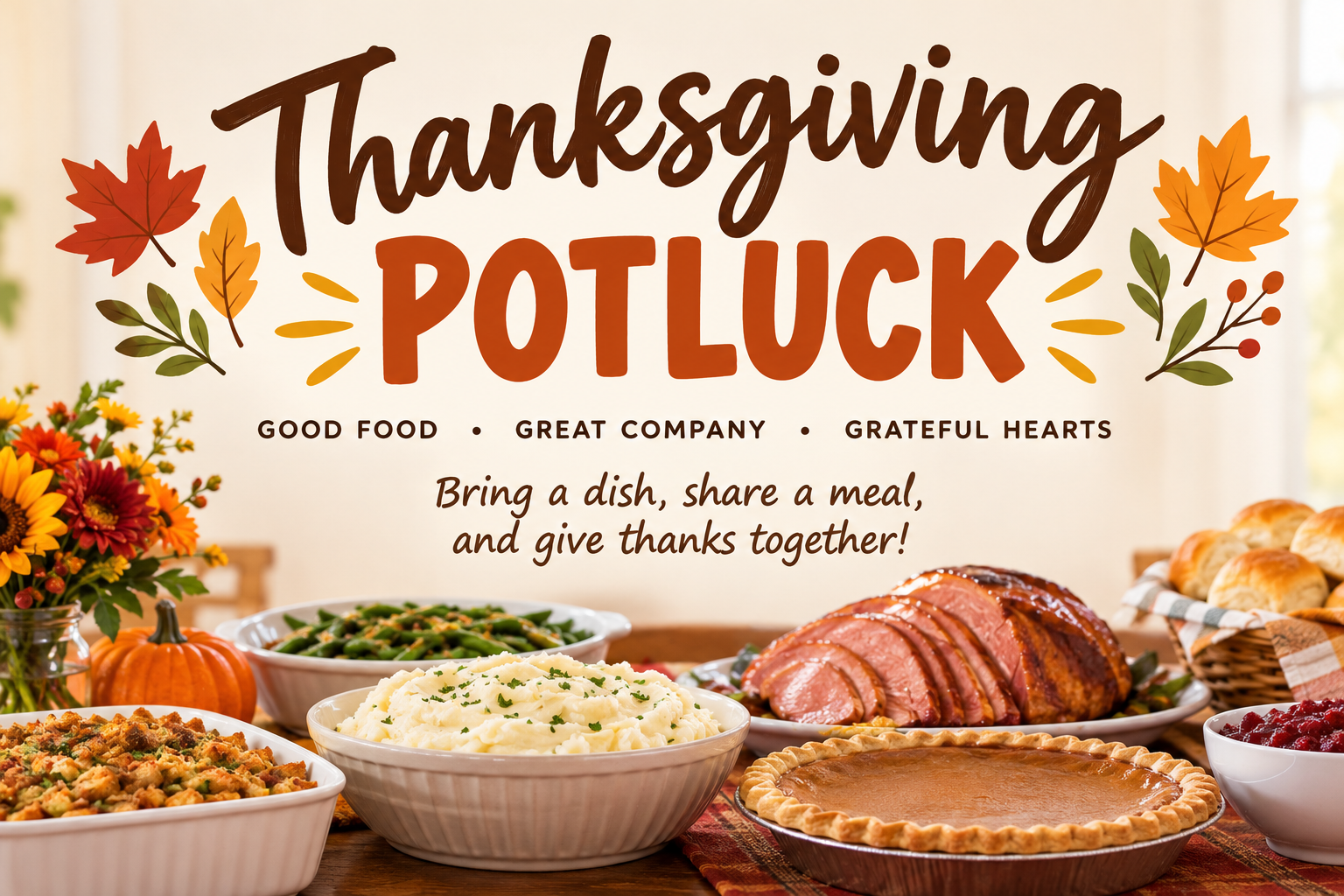 Thanksgiving Potluck Meal 