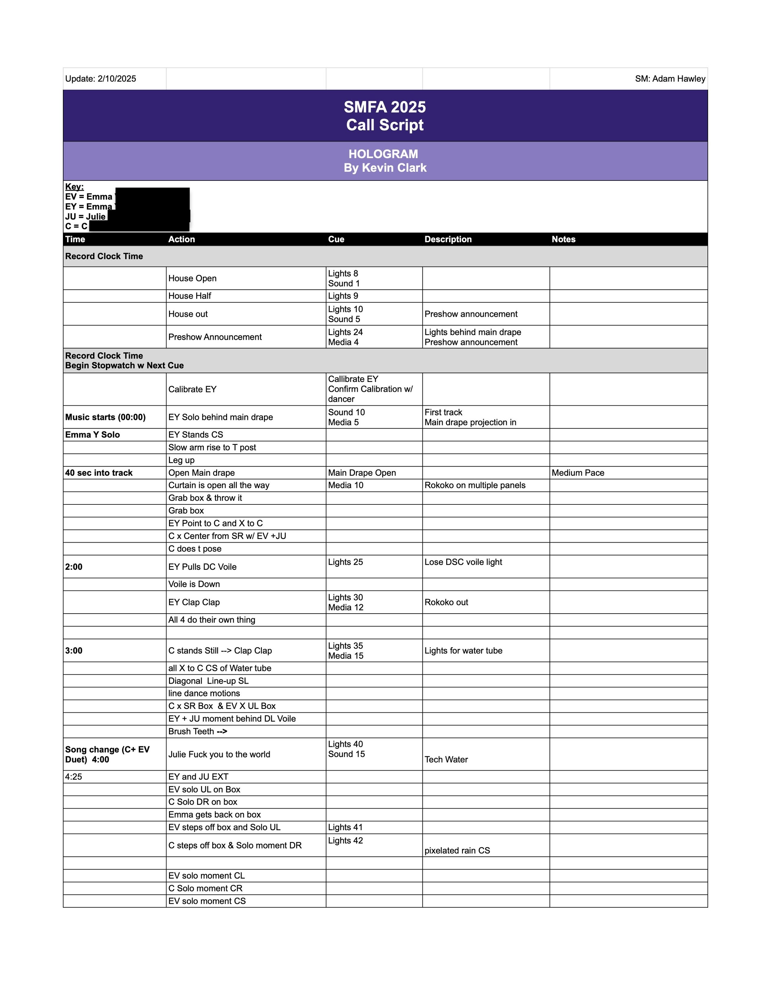 Call Script Sample