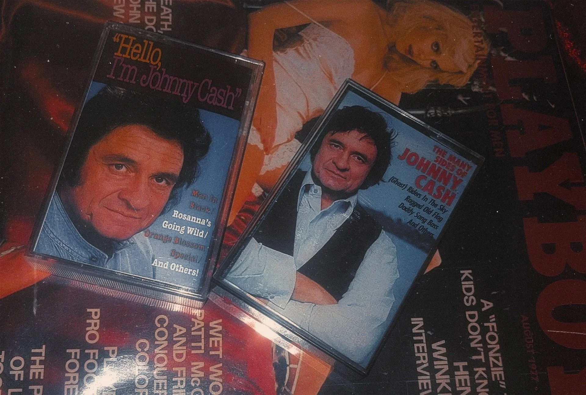 Johnny Cash Cassette Tape Set