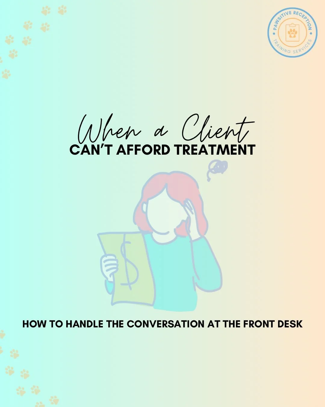 Financial conversations at the front desk can be tough. 💔🐾

Clients may feel overwhelmed, emotional, or embarrassed, and our response matters. The goal is to lead with empathy while still standing behind the value of veterinary medicine.

Compassio