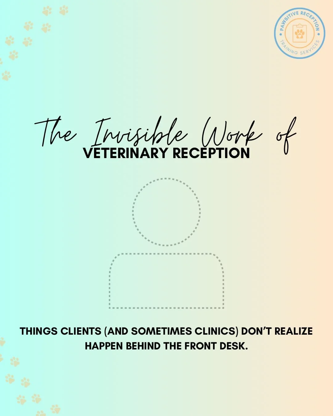 The front desk carries more responsibility than most people realize.

Veterinary receptionists are balancing medicine, client care, administration, communication, and emotional labour all at once, often while being undervalued because the work isn&rs