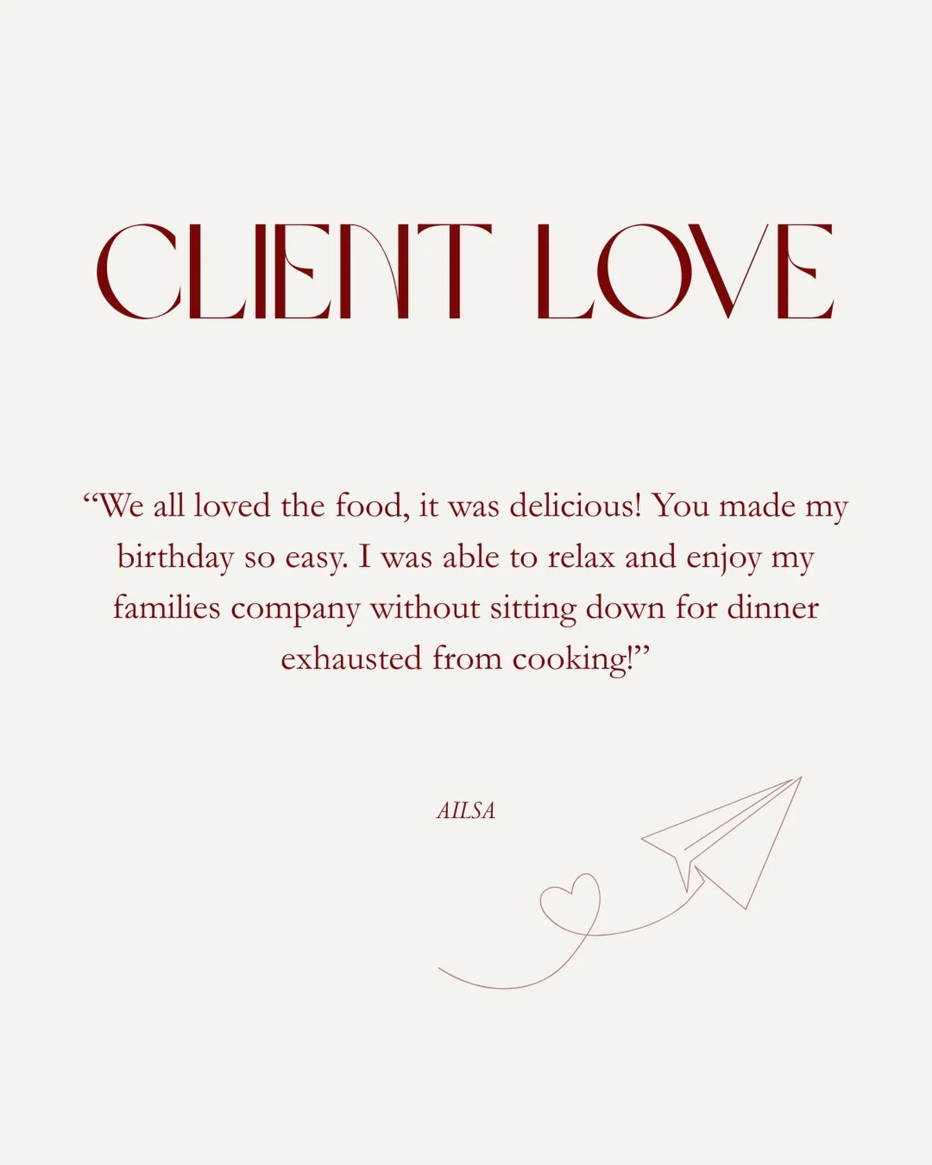 Another 5-star review for our Brisbane catering team 🤍

Providing seamless Brisbane wedding catering, corporate catering and private event catering is what we do - but hearing that our clients felt supported, stress-free and impressed is what matter