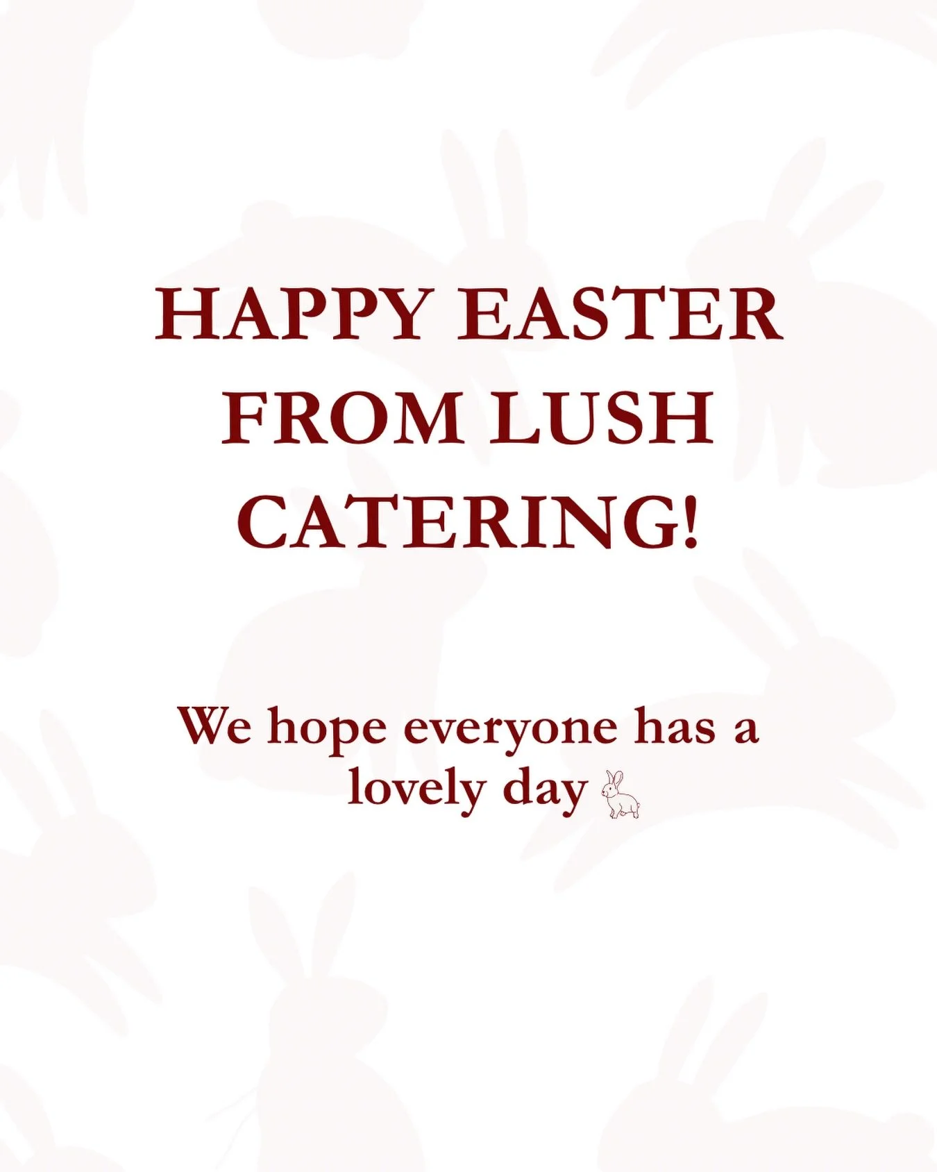 Happy Easter 🐰🤍 Lush Catering #brisbane #brisbanefood #brisbanecatering #brisbanecaterer