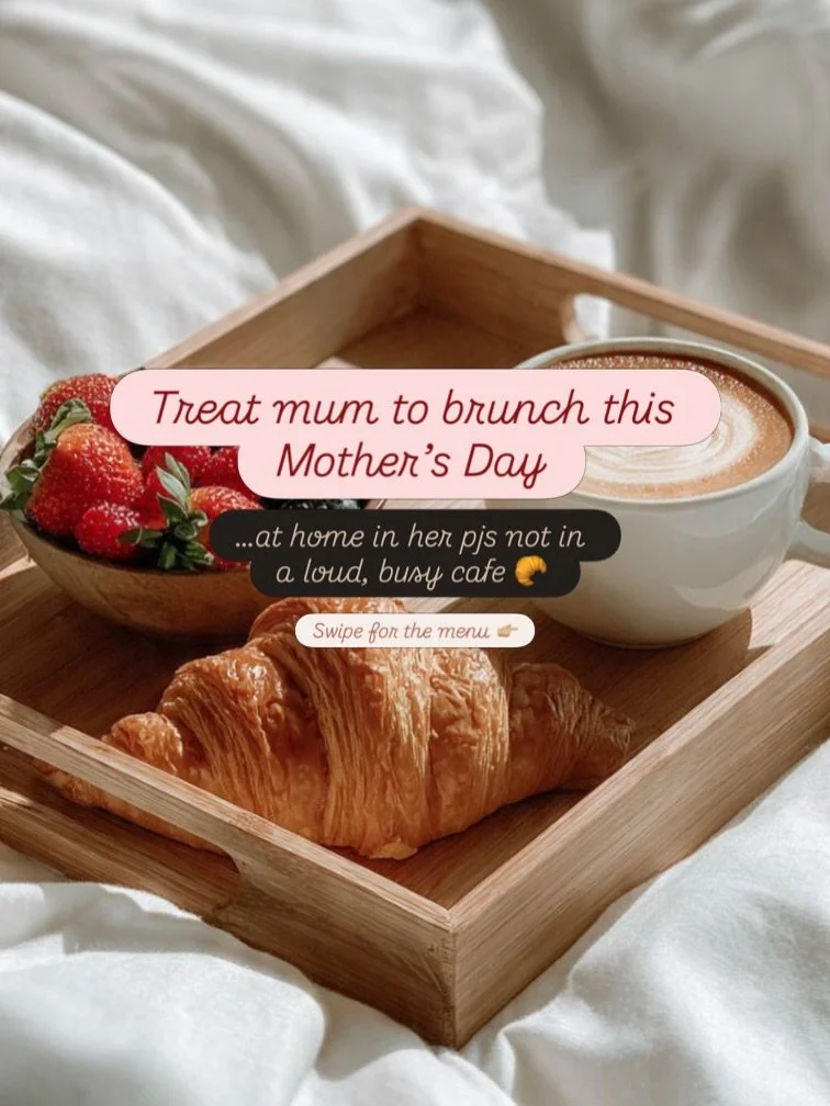 Treat mum this Mother&rsquo;s Day. No rushing out the door, no waiting in line &amp; no crowded loud places. Just a wholesome brunch at home 🫶🏼 #brisbane #brisbaneevents #brisbanefood