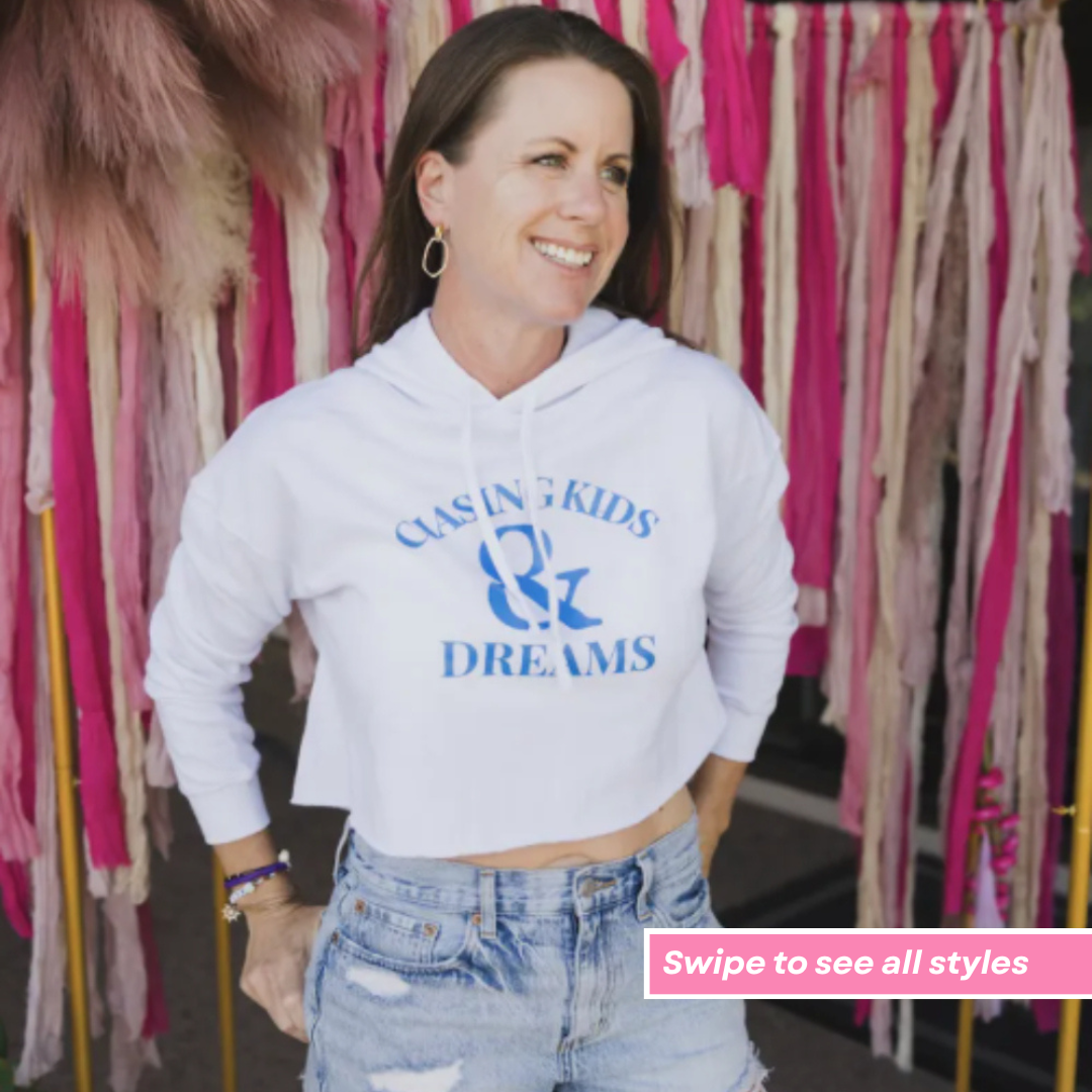 'Chasing Kids & Dreams' Tops