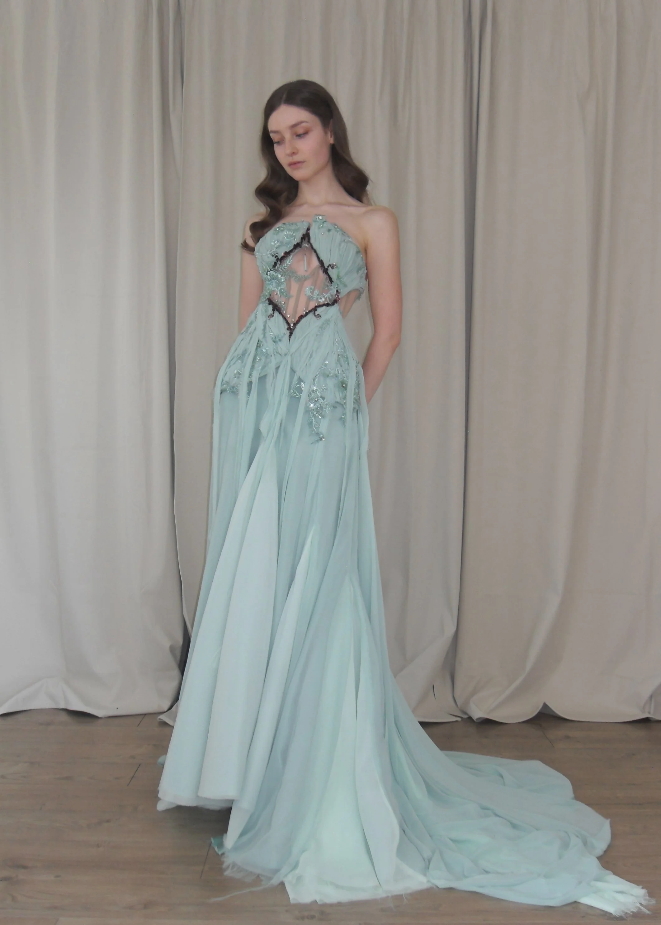 "Montagne De Jade" Couture Piece