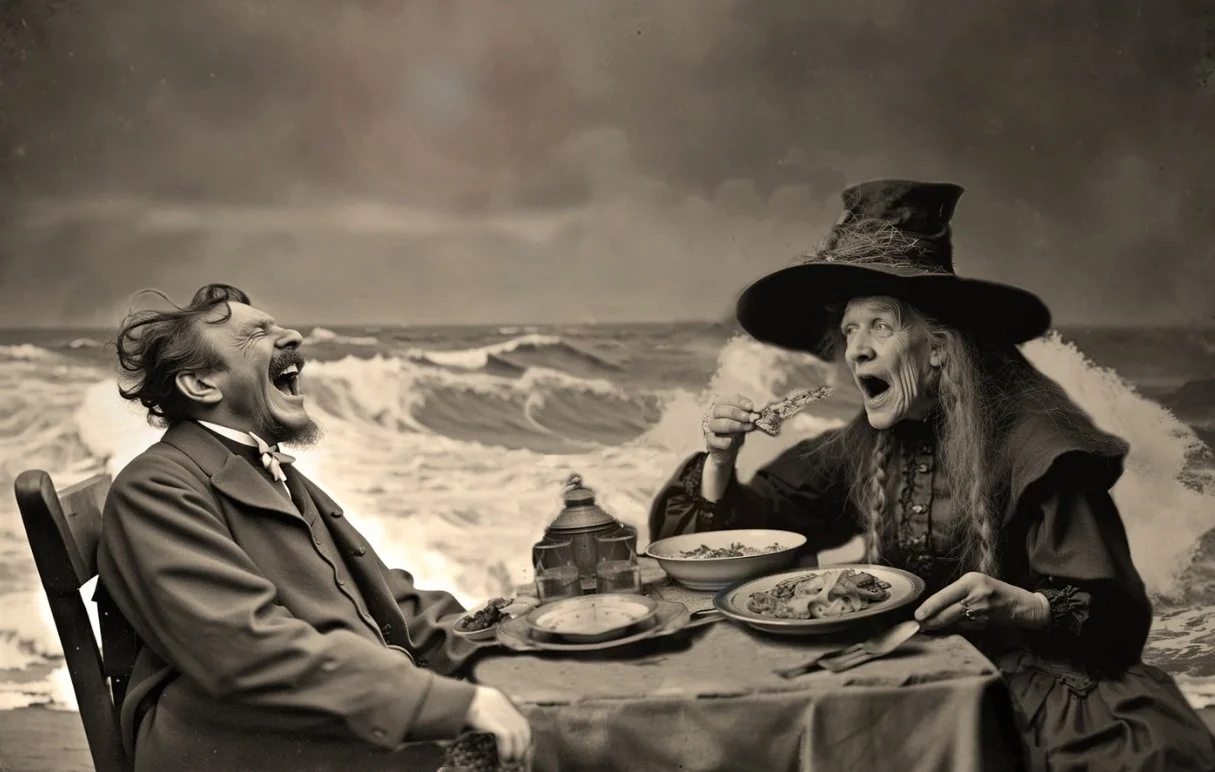 Elements. A series of 28 digital collages and drawings. 2023. Digital collage of found and AI-generated images