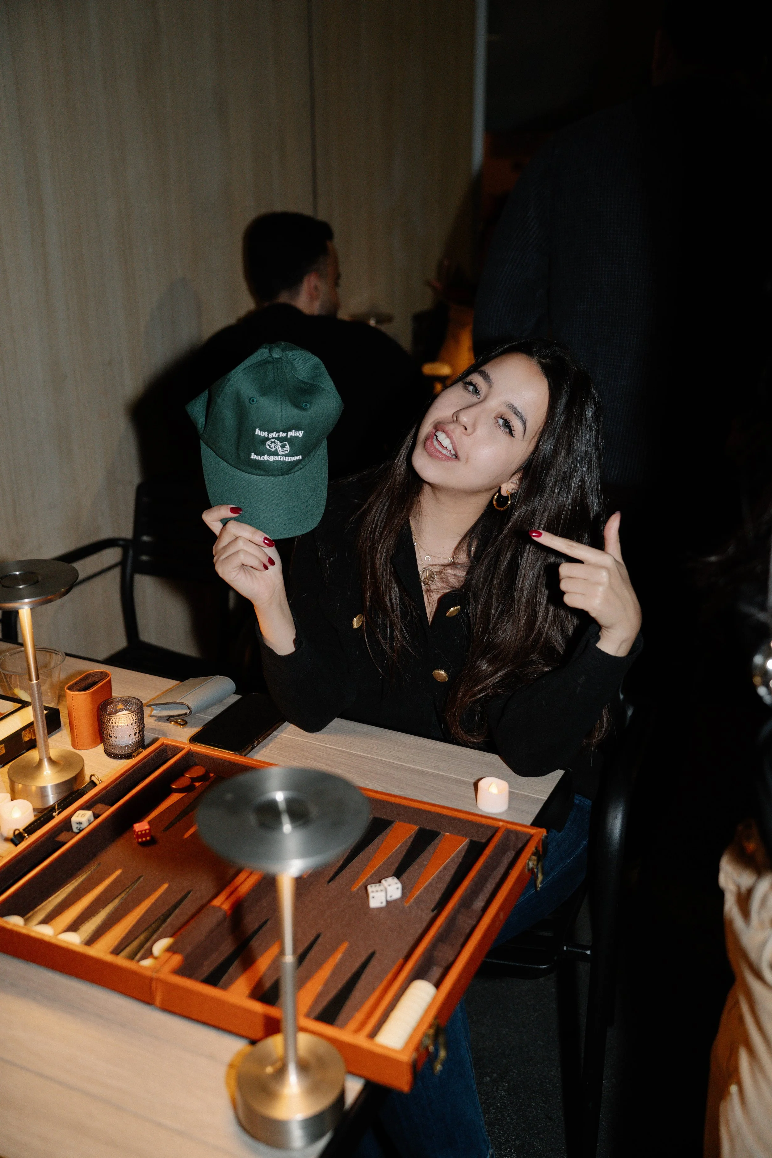 Hot Girls Play Backgammon Hat