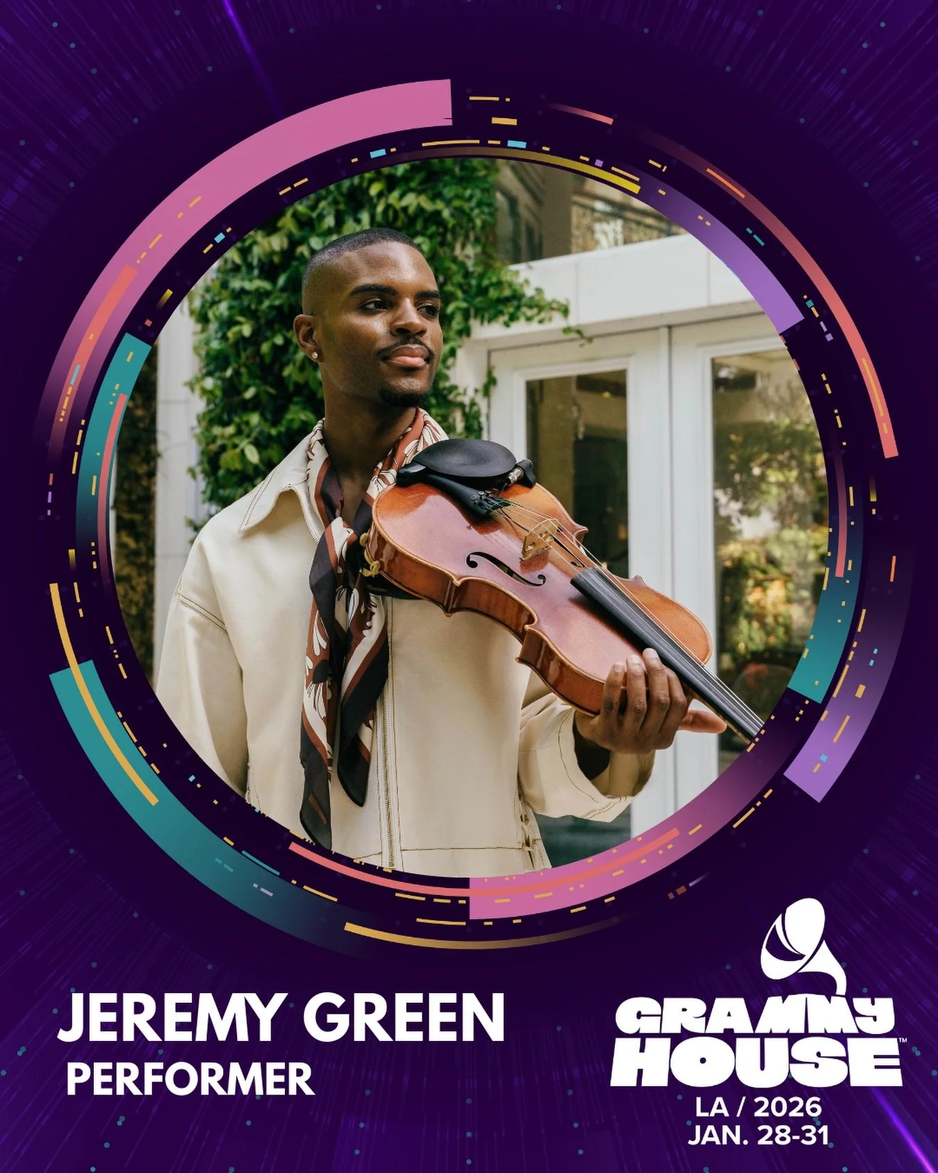 Let the GRAMMY WEEK activities begin! 🎻🥹

I&rsquo;m so beyond honored to be performing TONIGHT celebrating black voices in collaboration with the @grammys and @grammyu (wow!!) Believe it or not this will be my first time playing with a full band ou