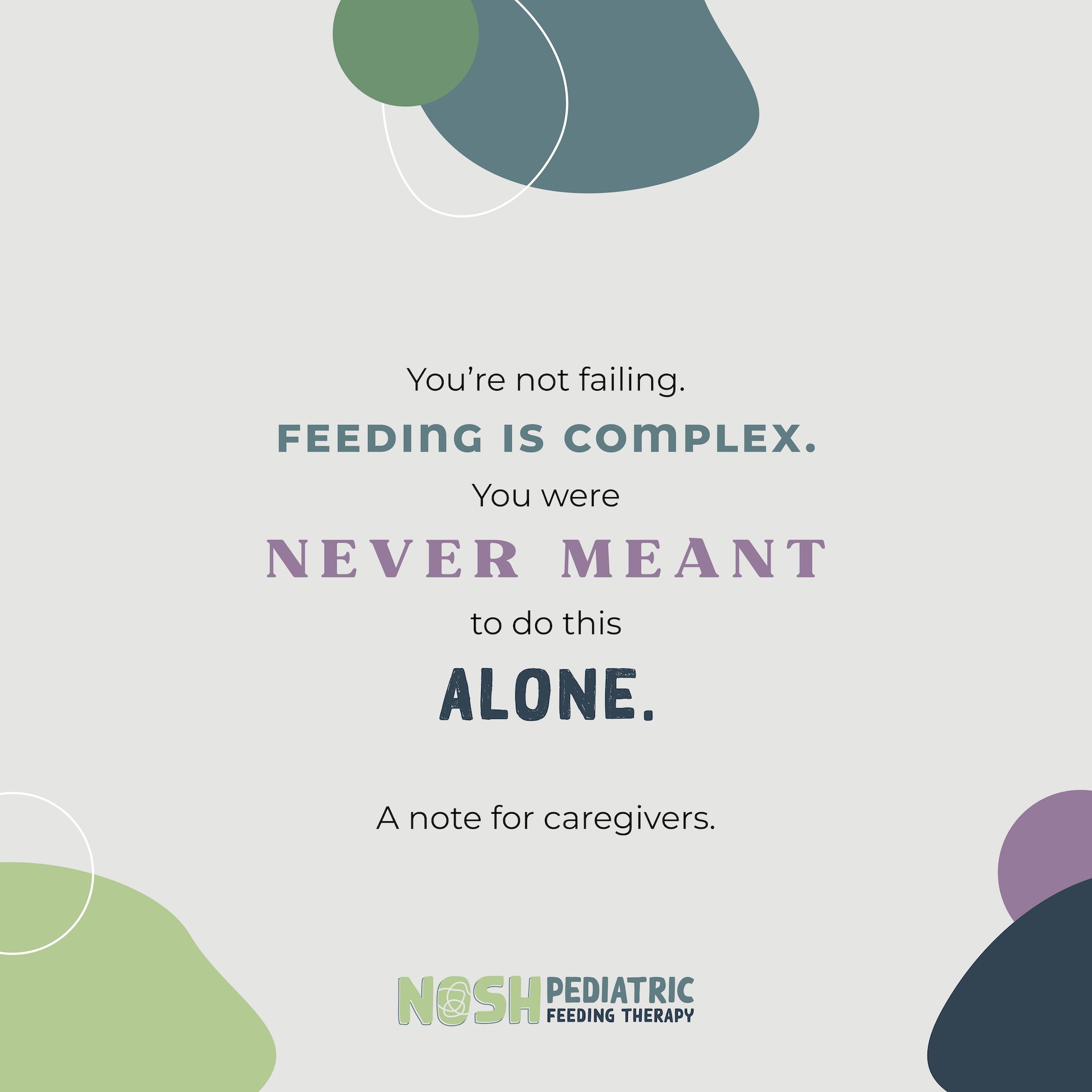 You’re Not Failing: A Note for Caregivers When Feeding Feels Hard