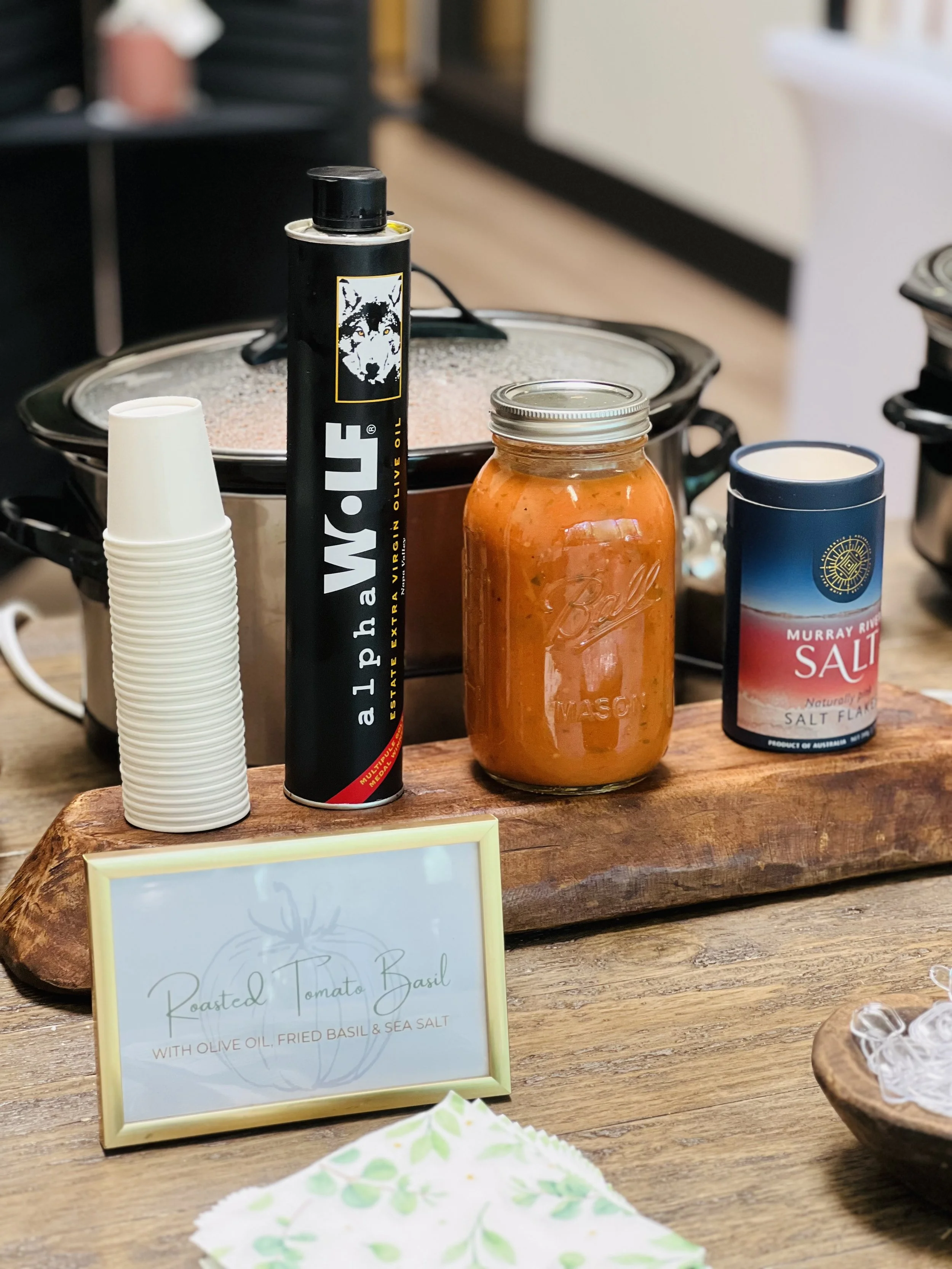 Roasted Tomato, Red Lentil and Basil