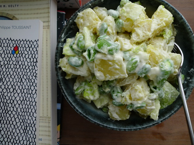 Wasabi Edamame Potato Salad