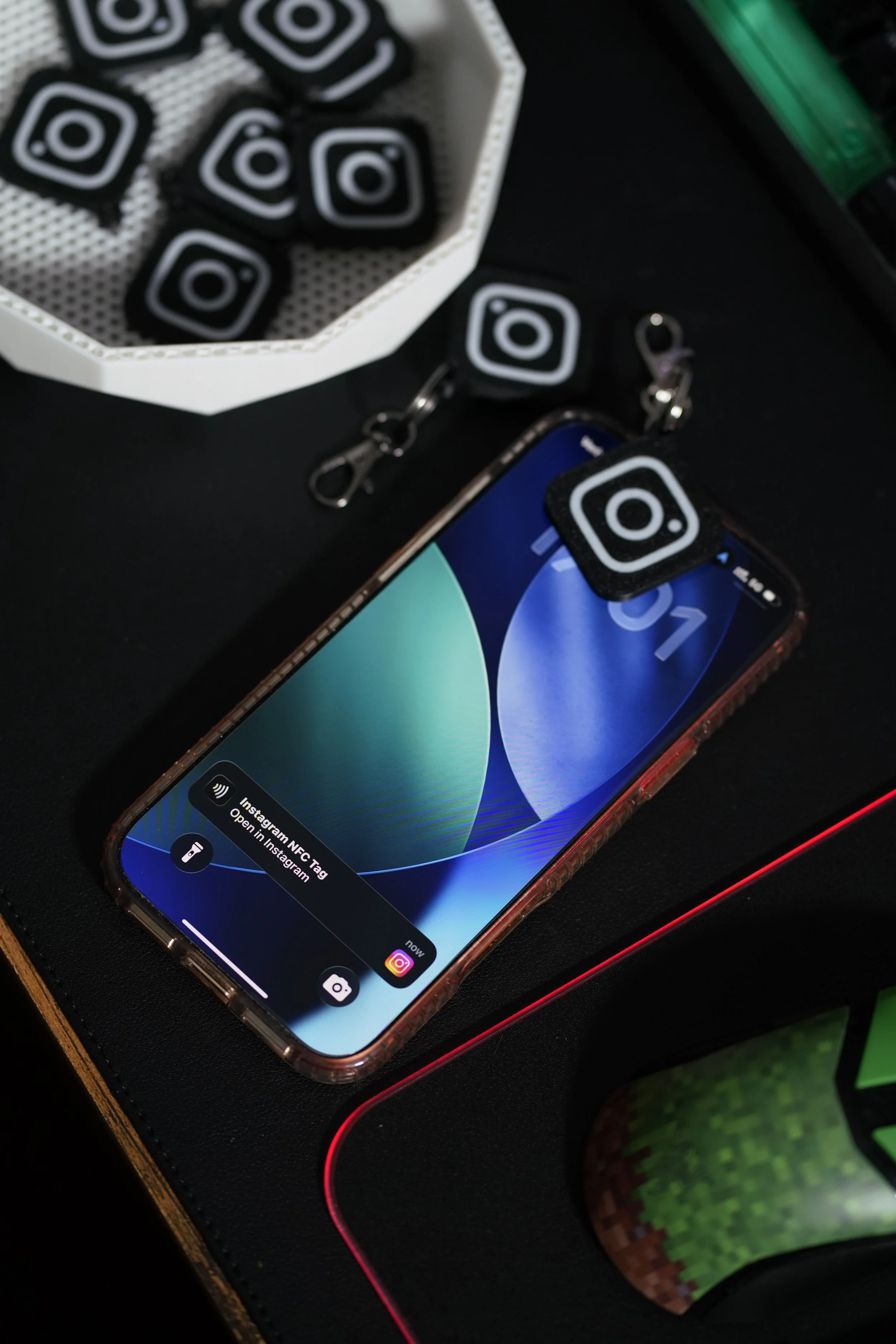NFC Keychain (IG) - Custom 3D Print from CGV