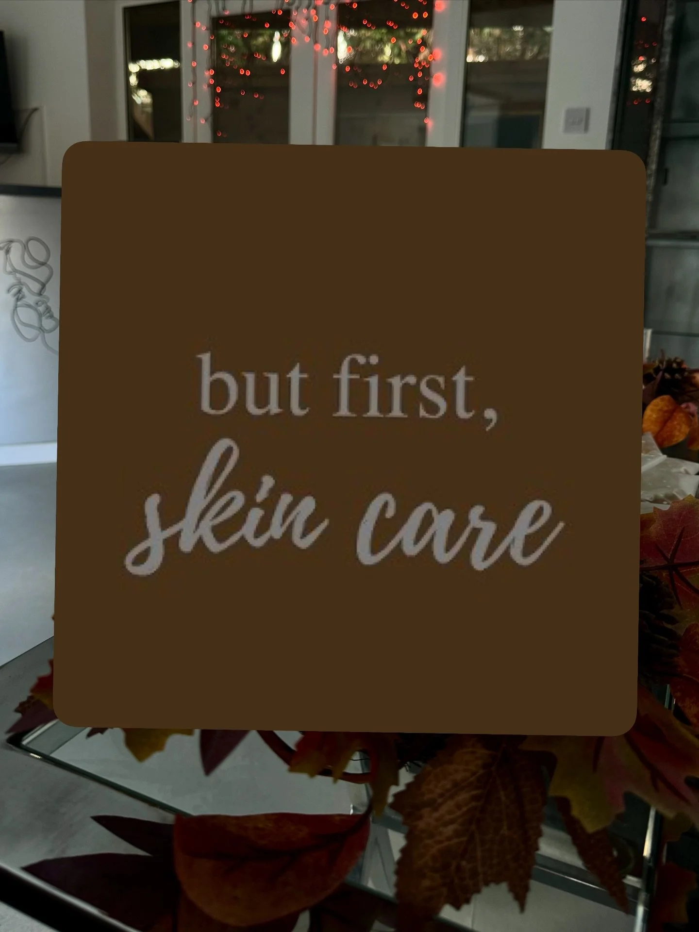 But first&hellip; skincare. ✨

Your skin is the one thing that stays with you through every season of life, so take care of it, love it, and let it remind you to care for yourself too.
When you feel confident in your skin, you move through the world 