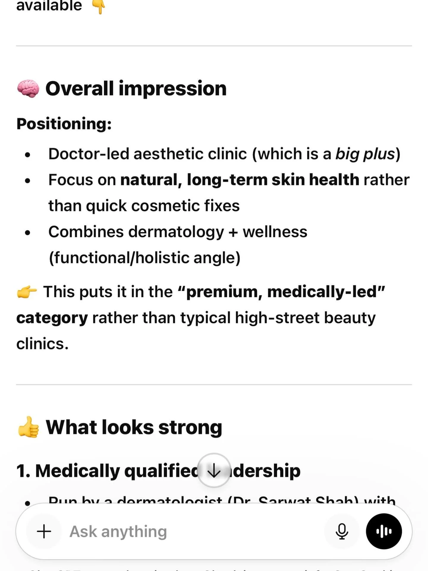 ChatGPT opinion about Solunexa Medispa #medically led# beauty# holistic# Sale