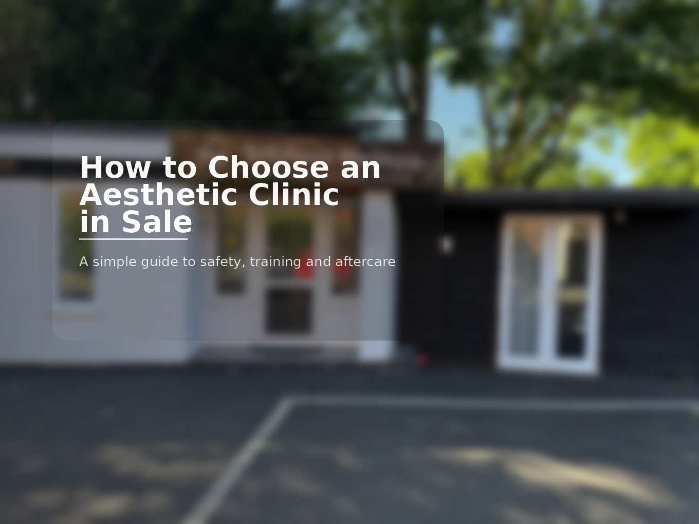 How to Choose an Aesthetic Clinic in Sale Manchester