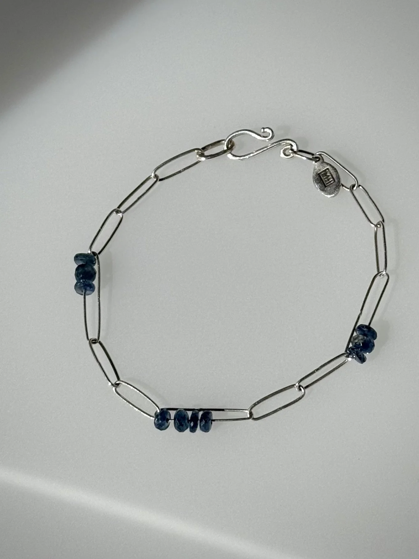 Beaded Oval Link Bracelet