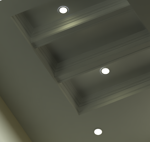 Ceiling and Wall Molding Details